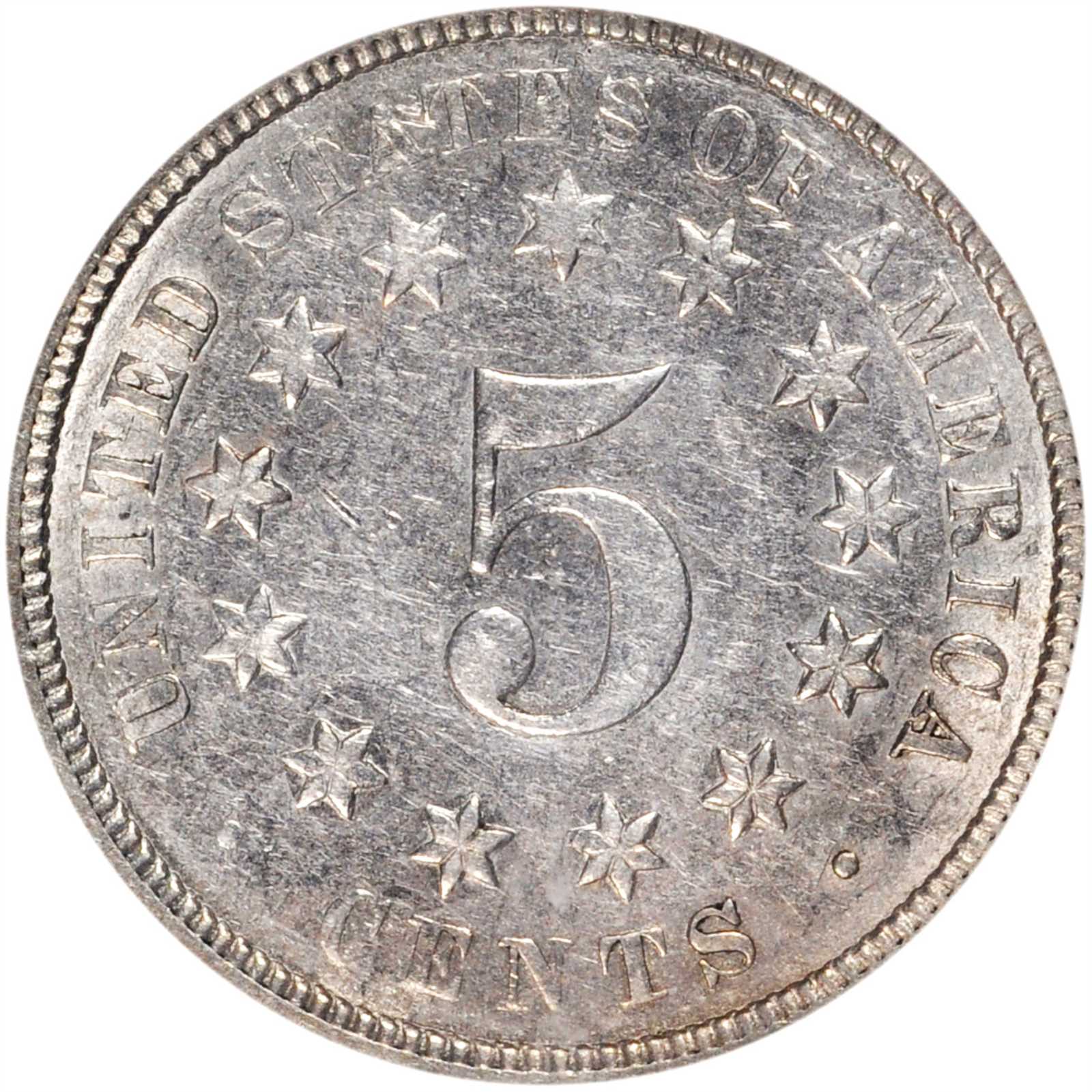 1875 5c Double Die Obverse, FS-102 AG3 thumbnail 4
