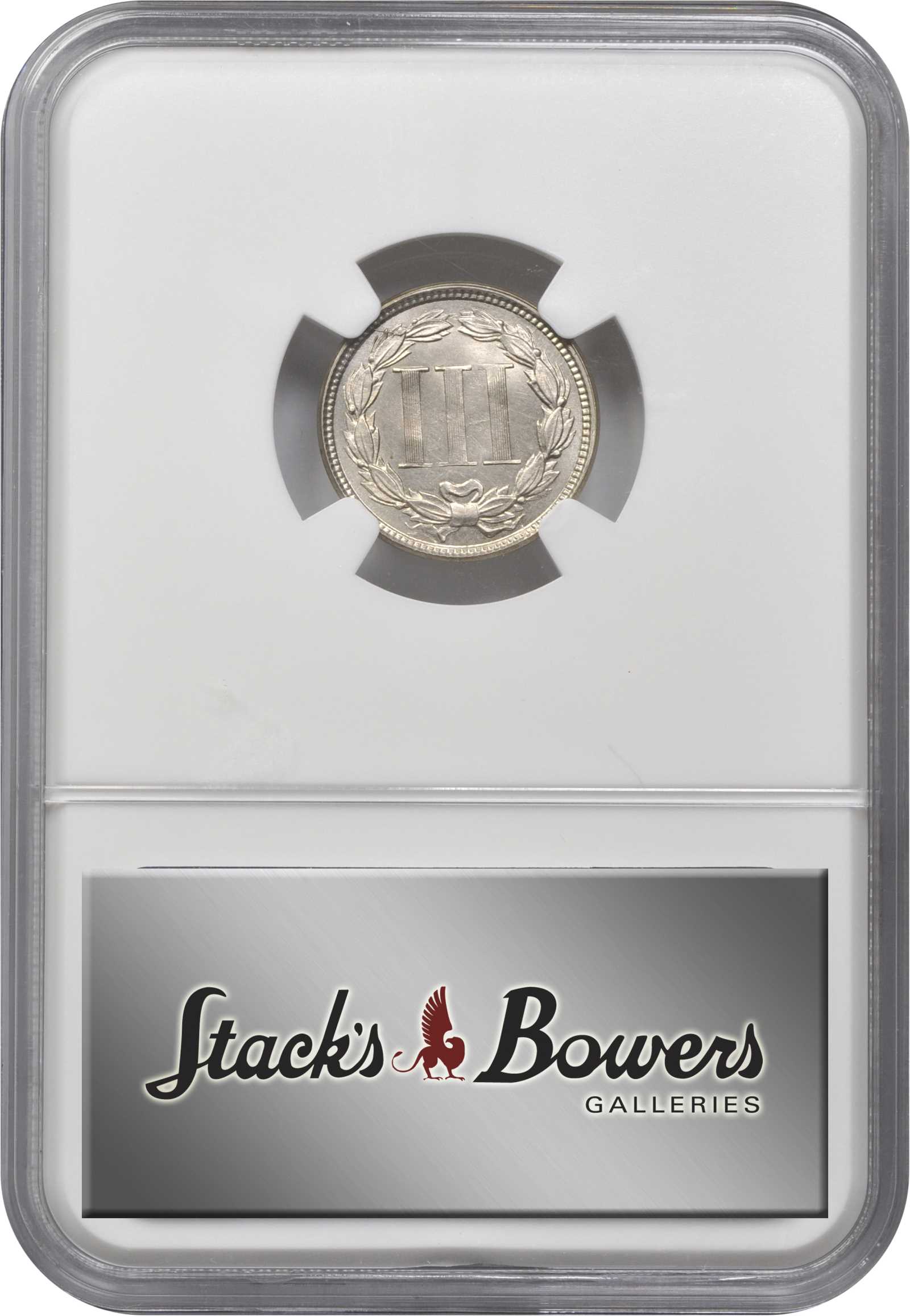 1865 3cN Repunched Date, FS-304 VG10 CAC thumbnail 7