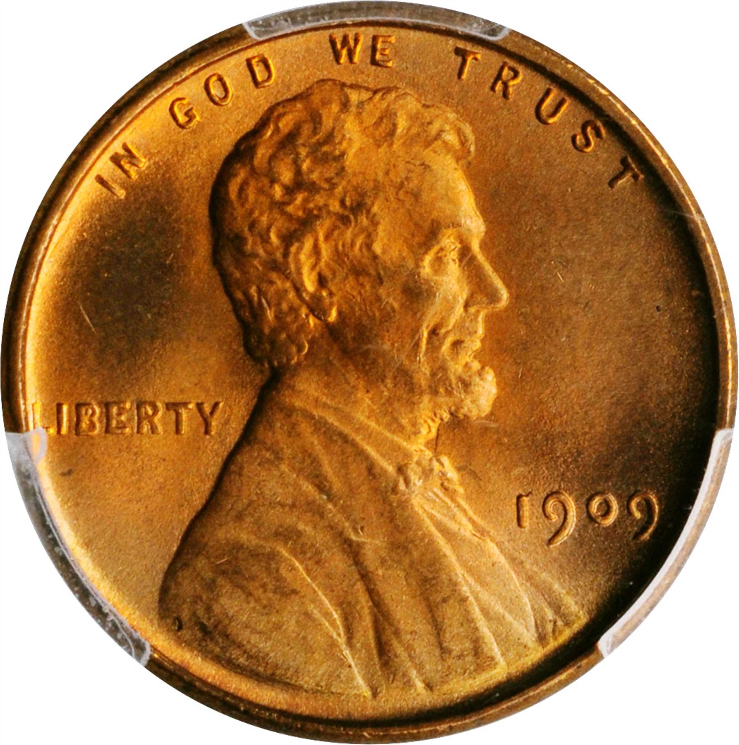 1909 Lincoln Cent. V.D.B. FS-1102. Doubled Die Obverse. MS-67 RD (PCGS). CAC.