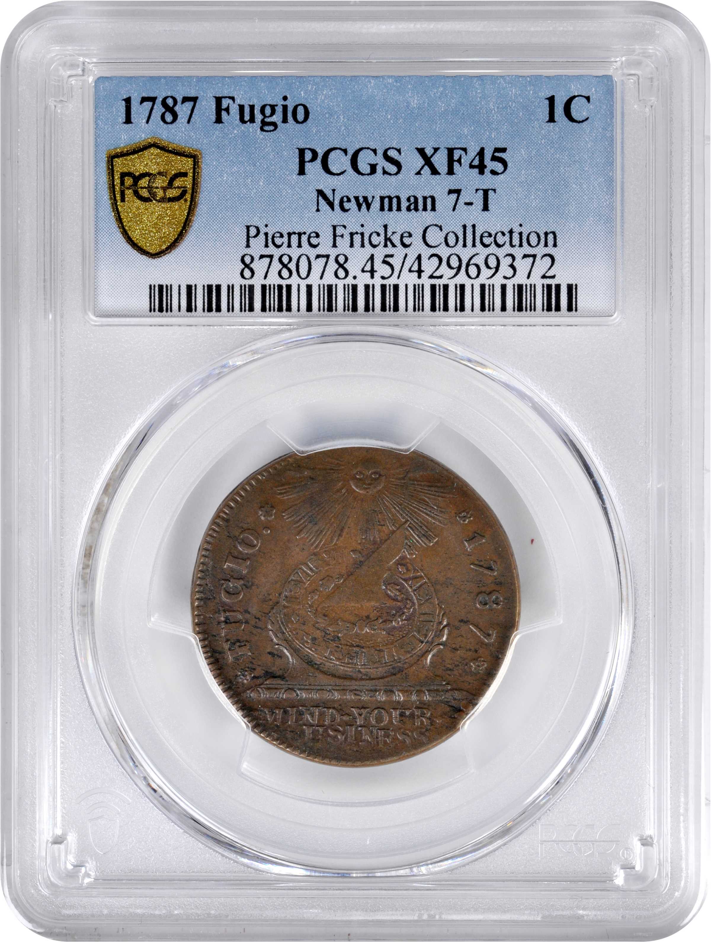 1787 Fugio 1c 4 Cinquefoils, STATES UNITED, Newman 7-T MS BN VF35 BN thumbnail 24