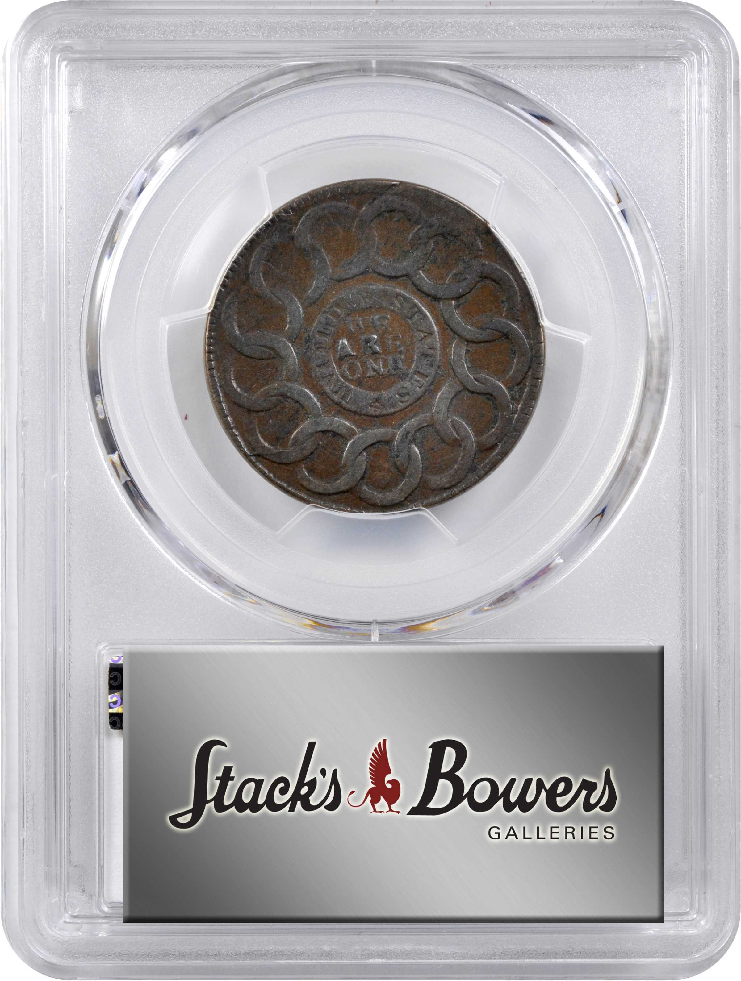 1787 Fugio 1c 4 Cinquefoils, UNITED STATES, Newman 8-B MS BN G6 BN thumbnail 15