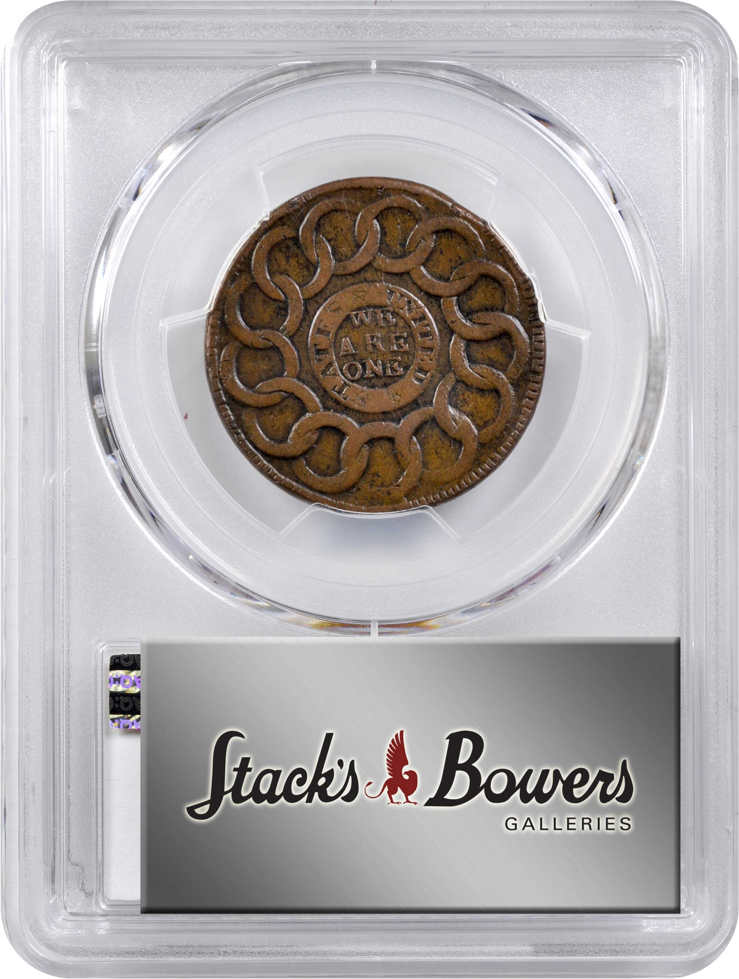 1787 Fugio 1c 4 Cinquefoils, STATES UNITED, Newman 17-S MS BN AU50 BN thumbnail 10