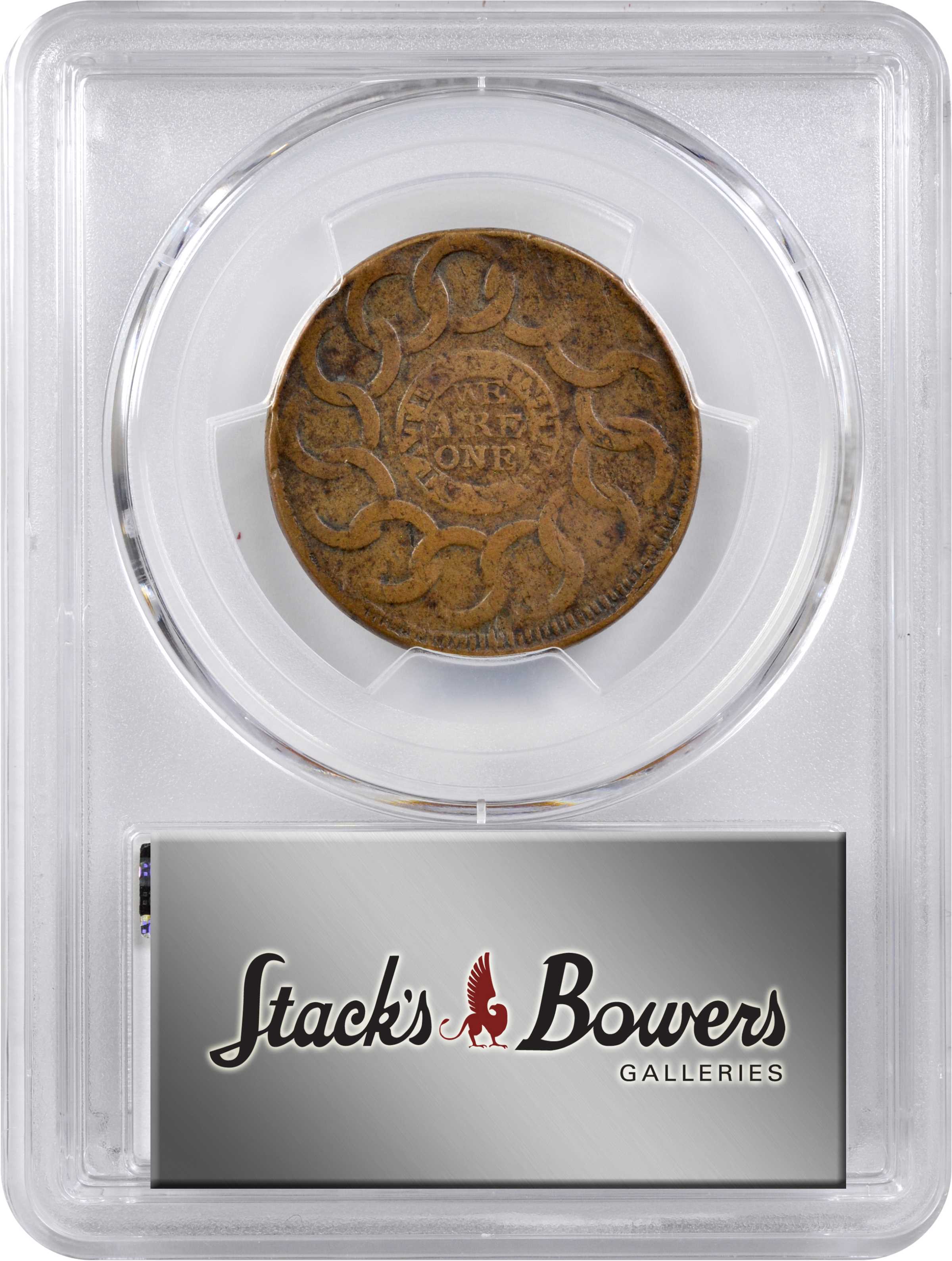 1787 Fugio 1c 4 Cinquefoils, STATES UNITED, Newman 20-X MS BN VF30 BN thumbnail 10