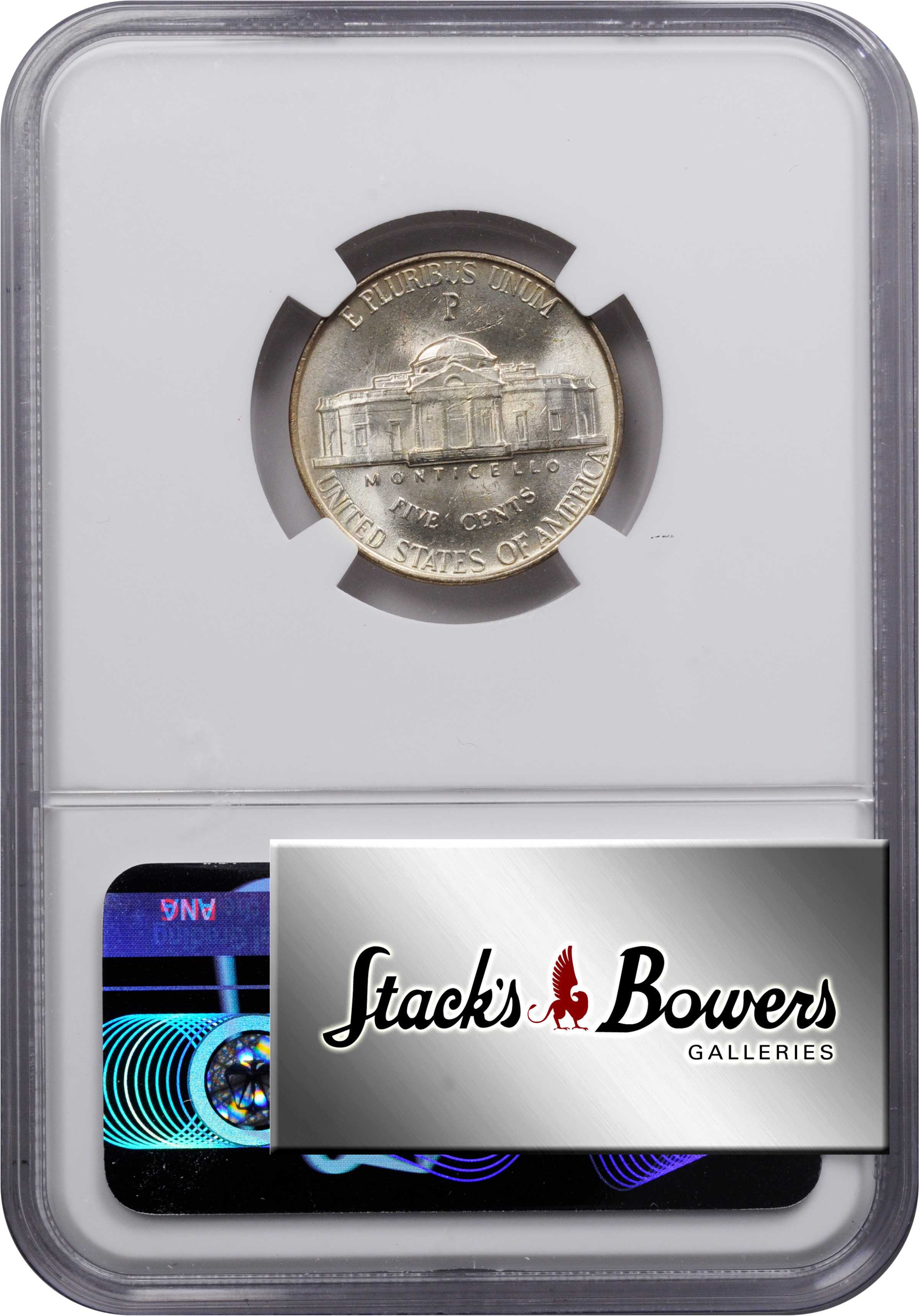 1943-P 5c Silver, DDO, "Doubled Eye", FS-106 MS63 thumbnail 10