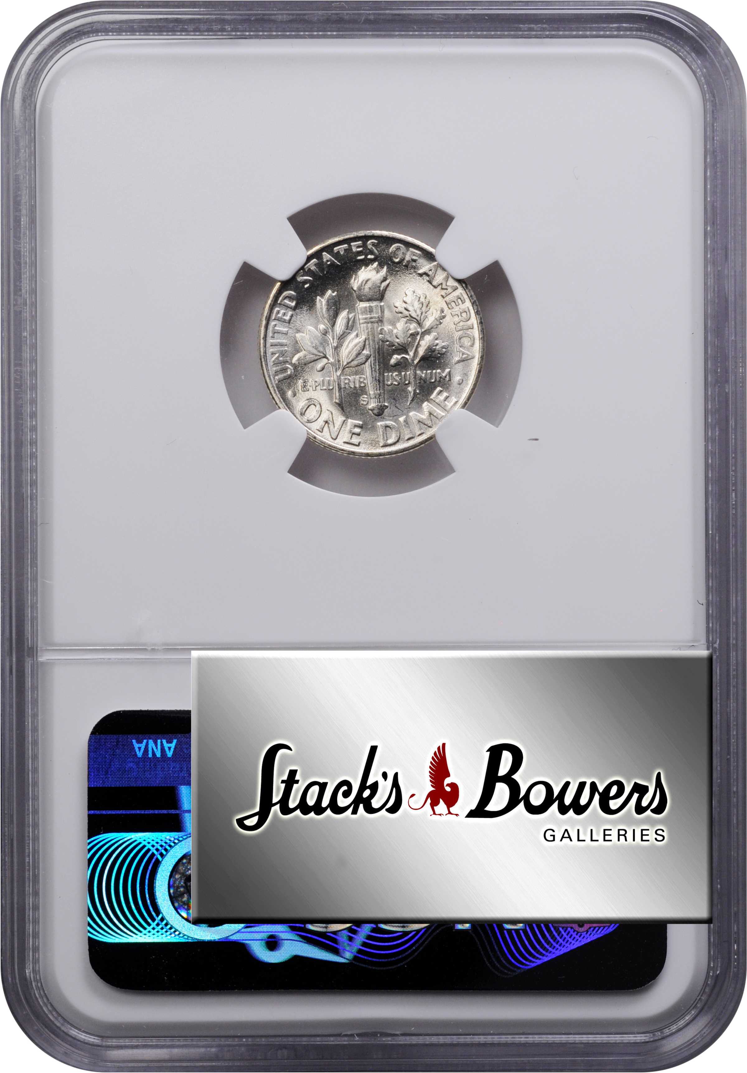 1947-S/D 10c Overmintmark, FS-501 MS FB MS64 FB thumbnail 4