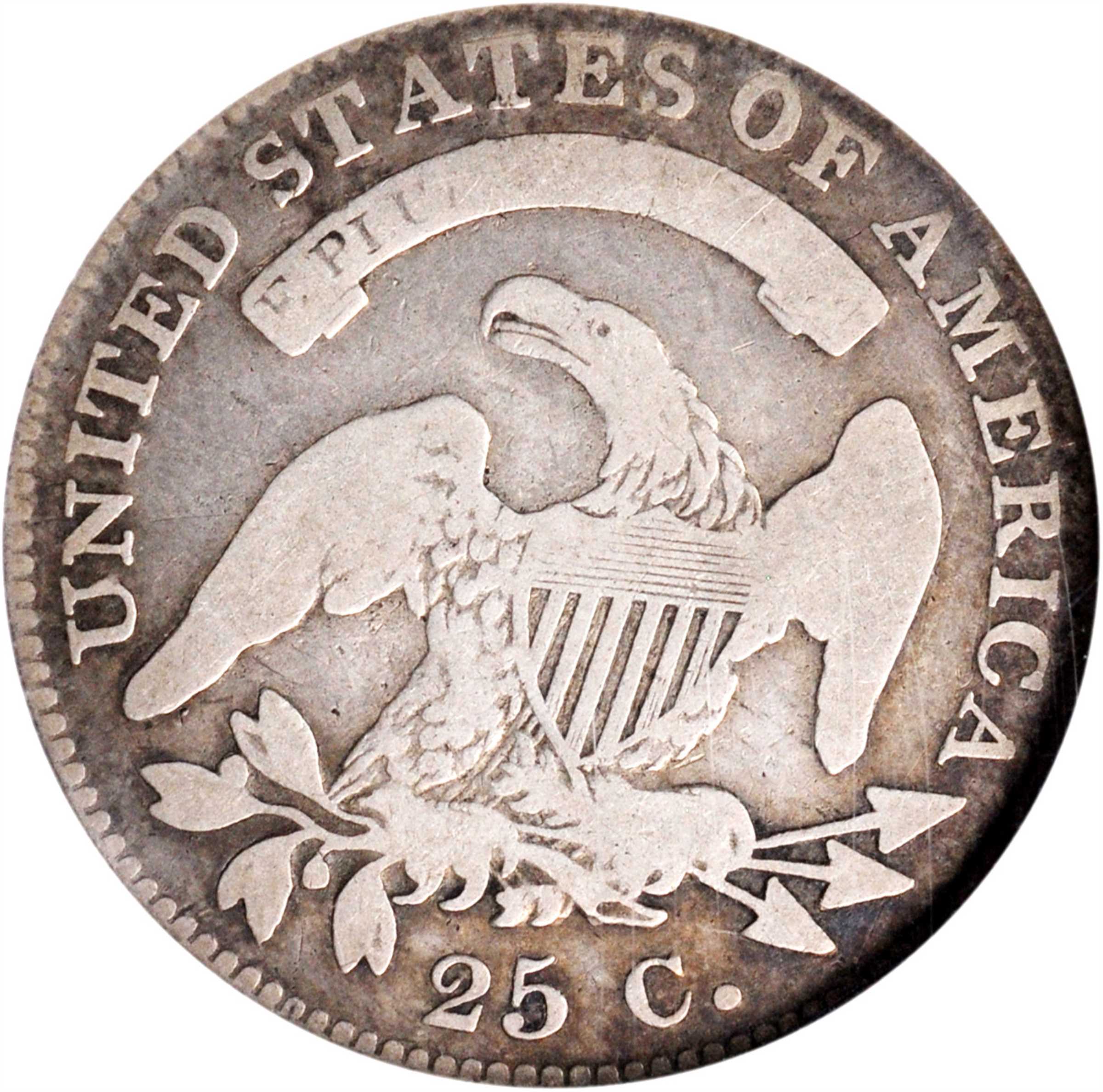 1828 25c B-2 AG3 CAC thumbnail 3