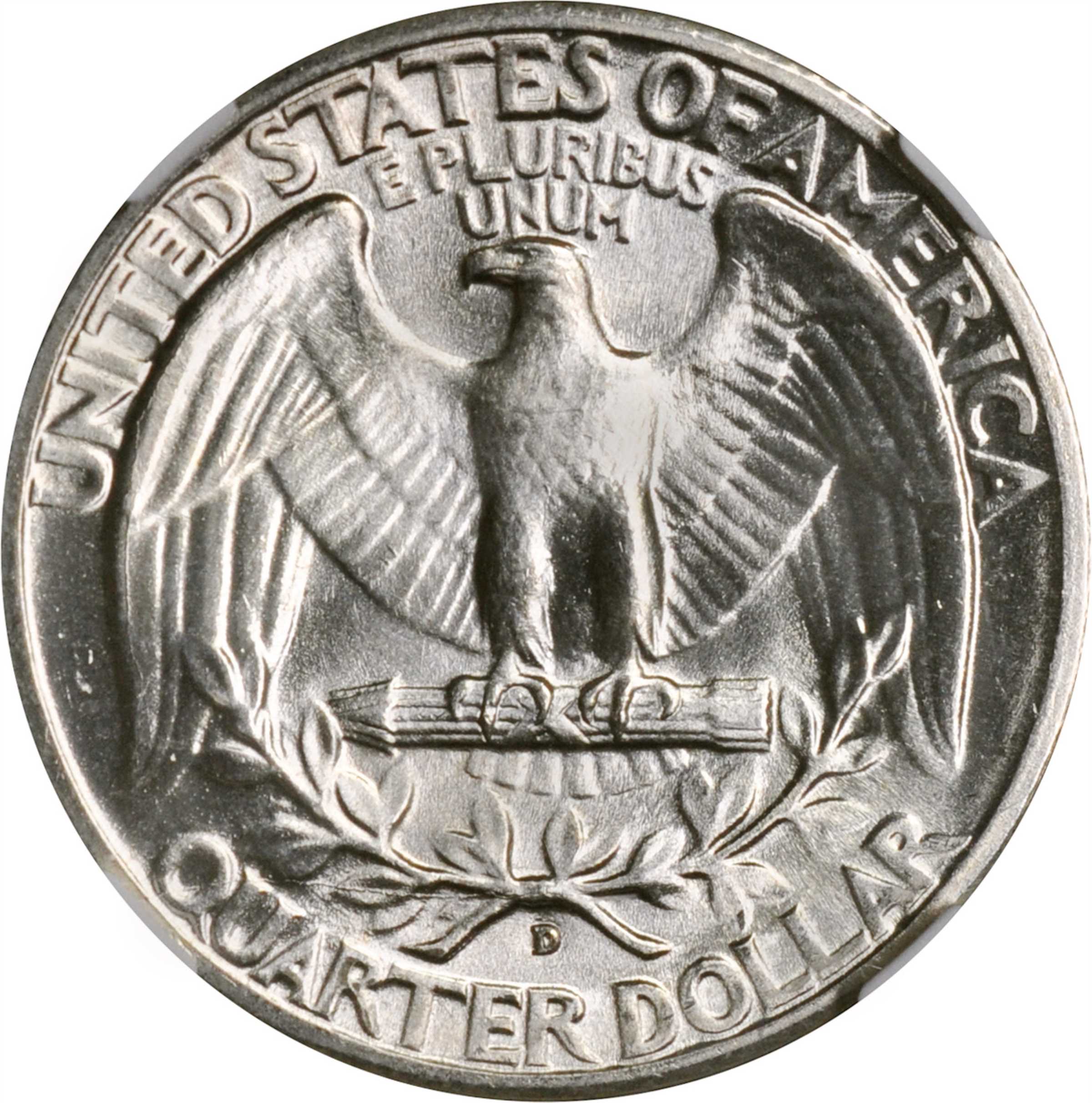 1943-D 25c VF20 thumbnail 2