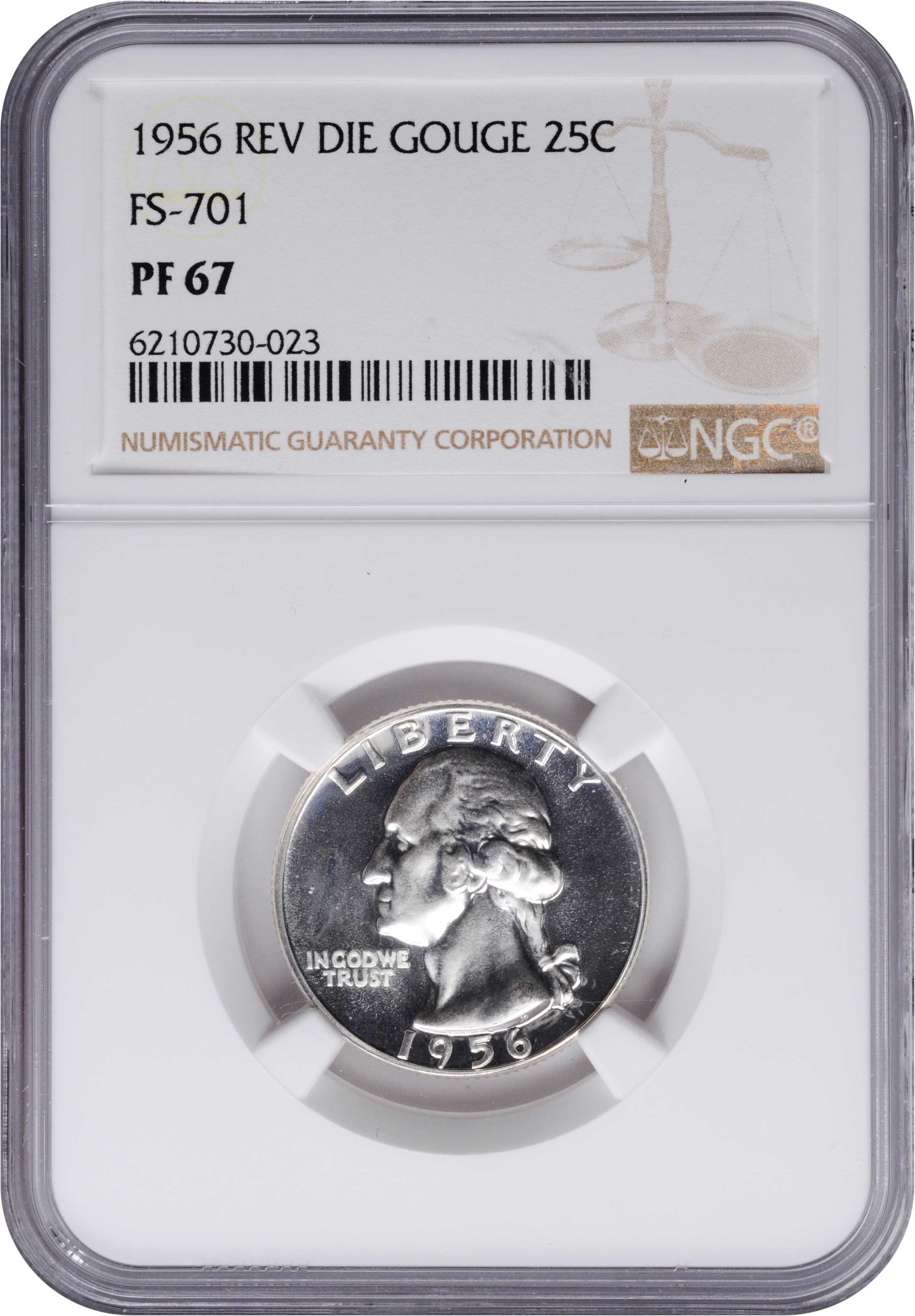 1956 25c PR67 thumbnail 11