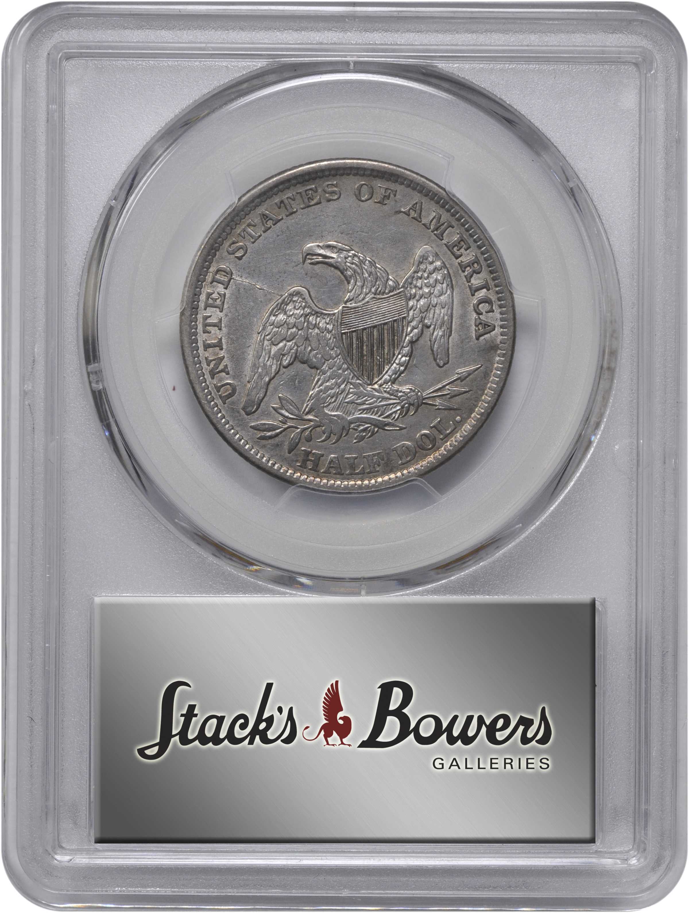 1838 50c Reeded Edge, GR-4 F15 thumbnail 4