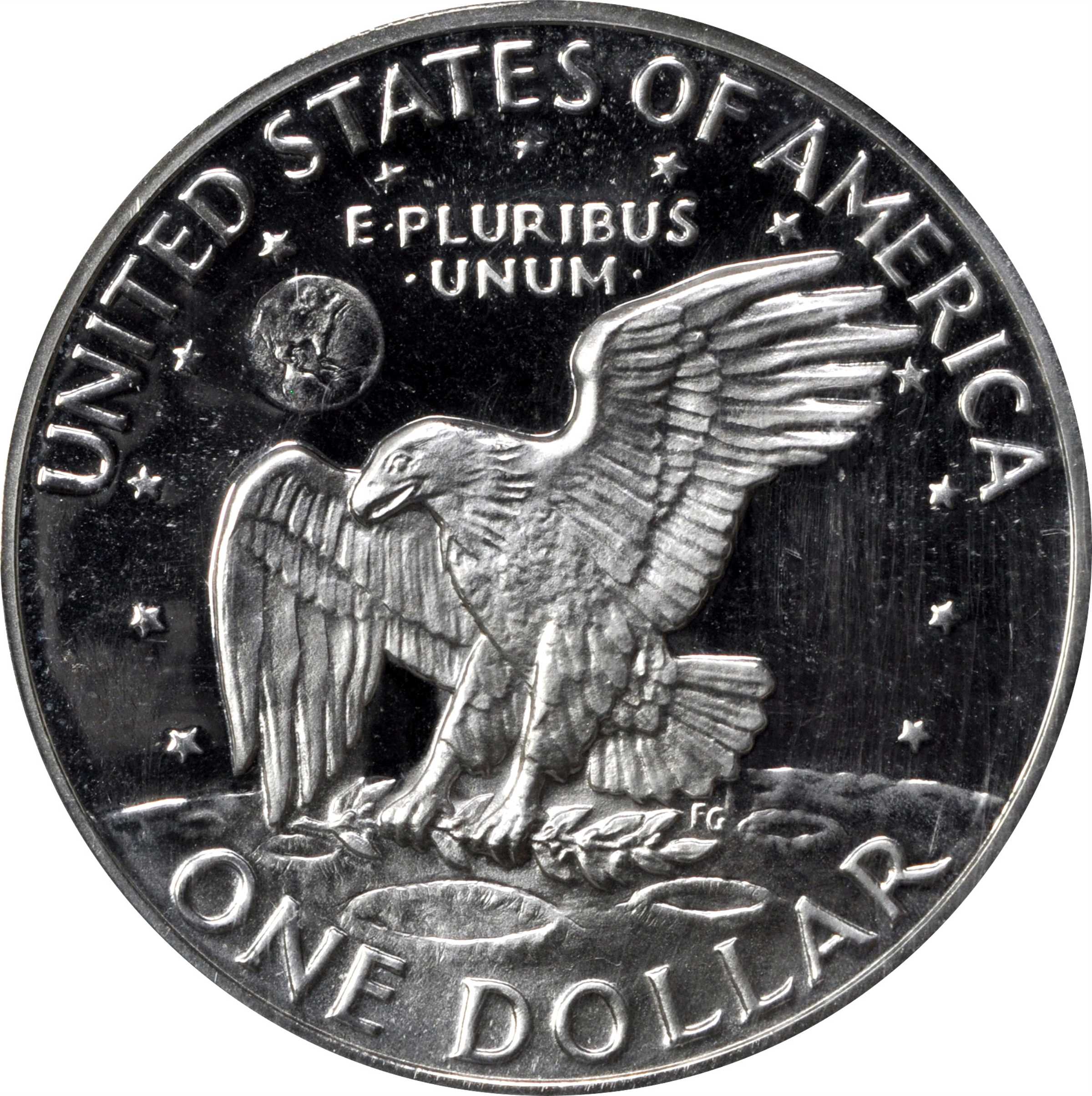 1971-S $1  Silver, Doubled Die Obverse, FS-106 PR DCAM PR67 DCAM thumbnail 2