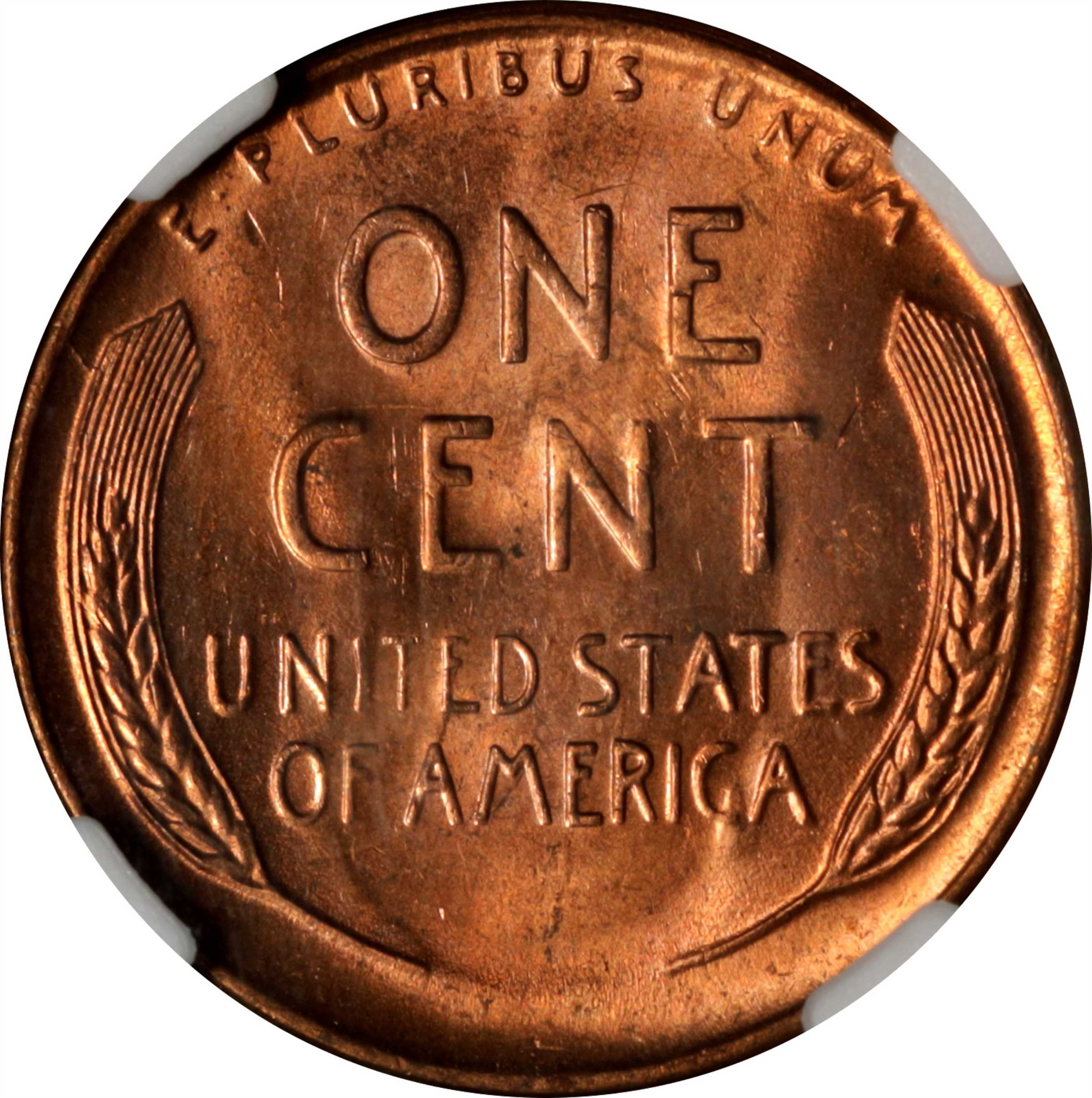 1955-D 1c Repunched Mintmark, FS-503 MS RD MS64 RD thumbnail 3
