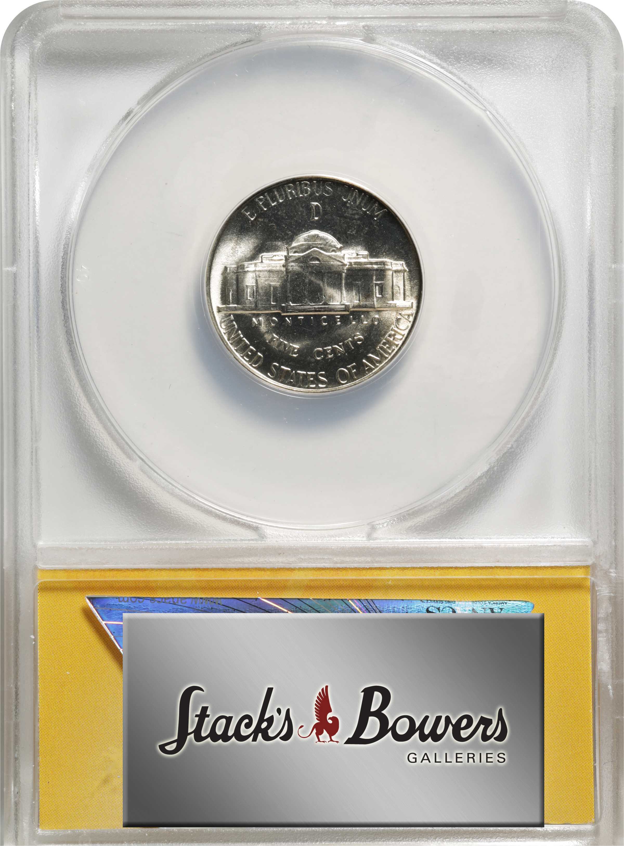 1945-D 5c Silver MS66 CAC thumbnail 16