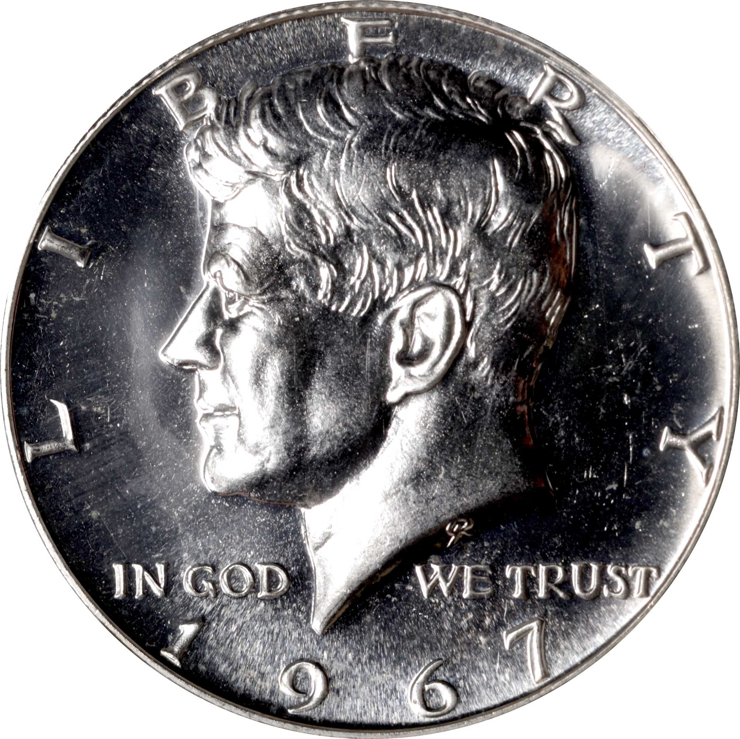 1967 Kennedy Half Dollar. SMS. FS-101. Quintupled Die Obverse. MS-67 (NGC).