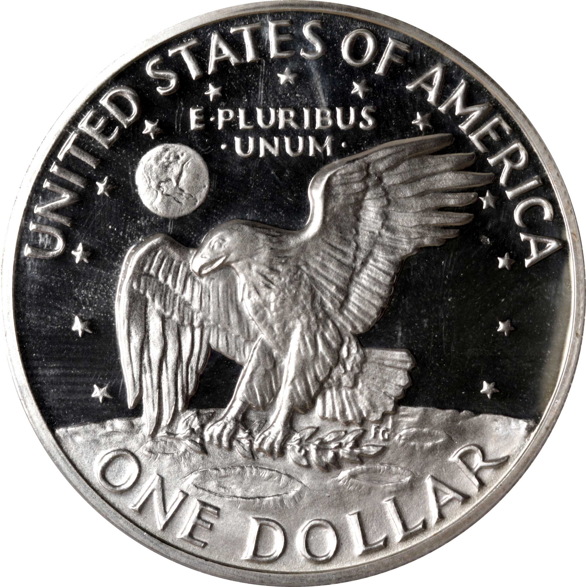 1971-S $1  Silver, Doubled Die Obverse, FS-106 PR DCAM PR69 DCAM thumbnail 3