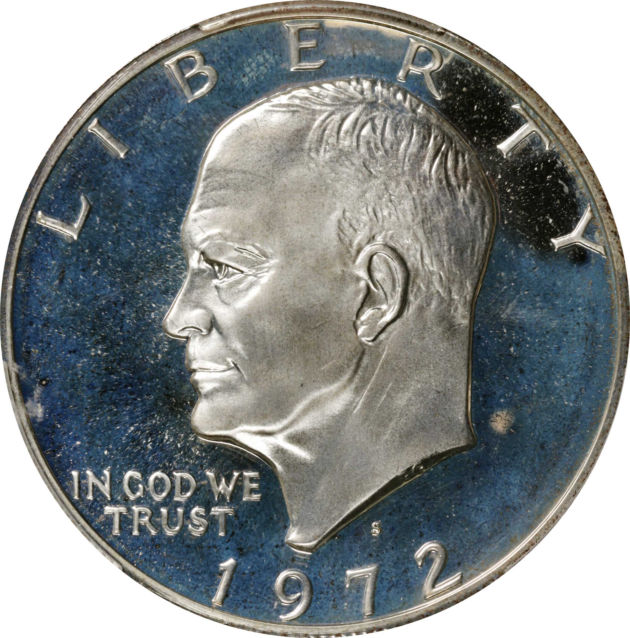 1972-S Eisenhower Dollar. FS-101. Doubled Die Obverse. Proof-68 Deep Cameo (PCGS).