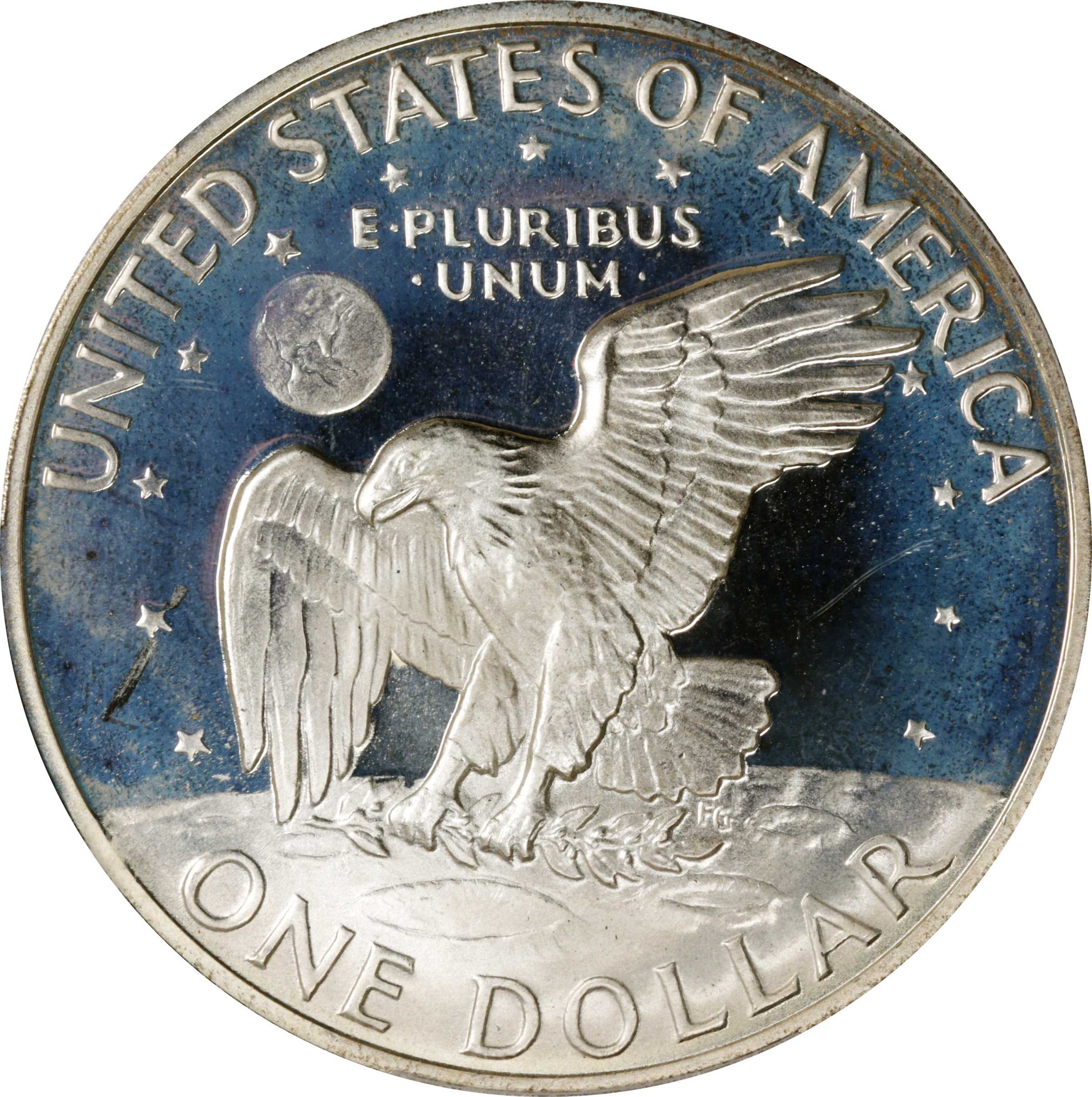 1972-S $1  Silver, Doubled Die Obverse, FS-101 PR DCAM PR63 DCAM thumbnail 6