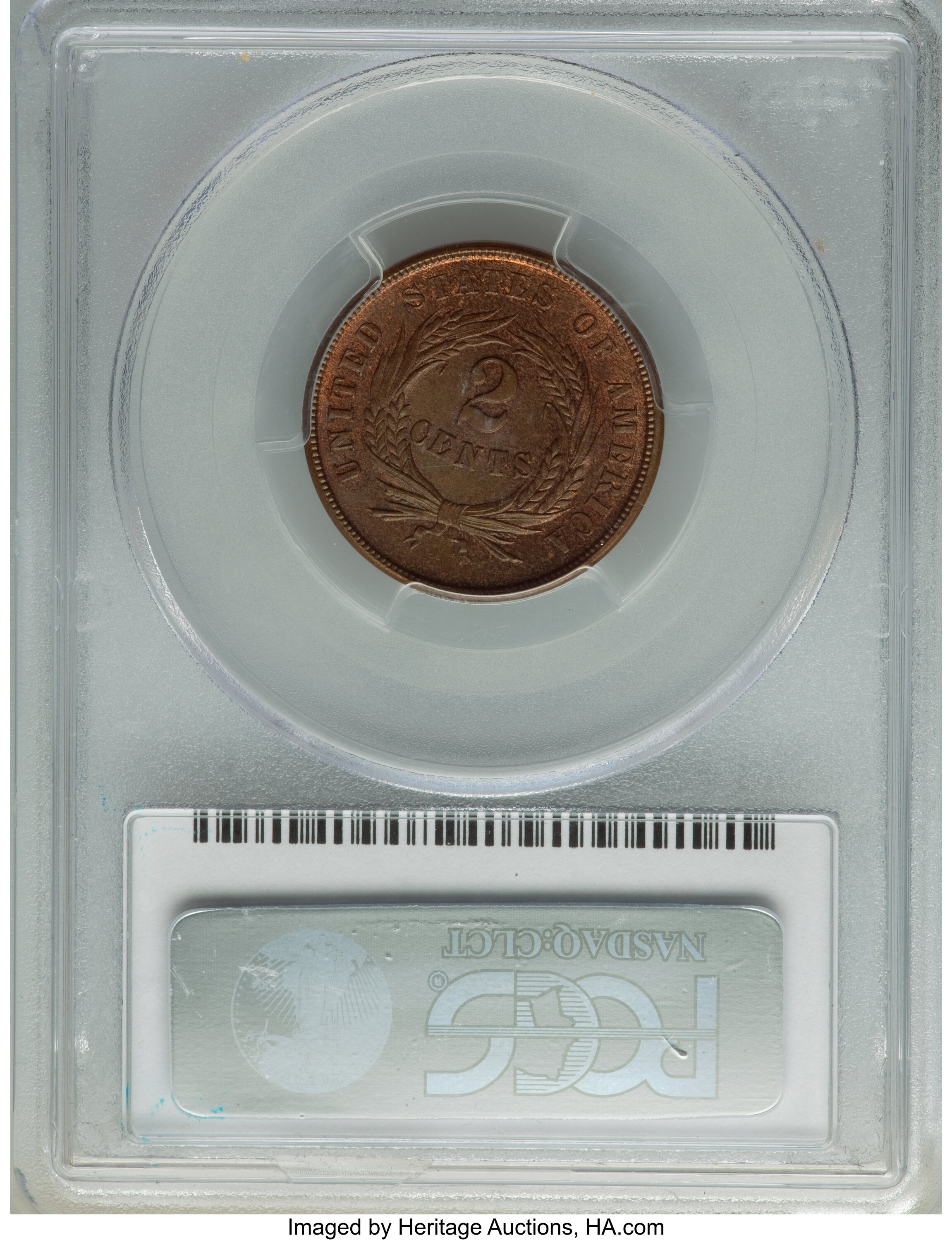 1865 2c Plain 5 MS RB MS66 RB thumbnail 17