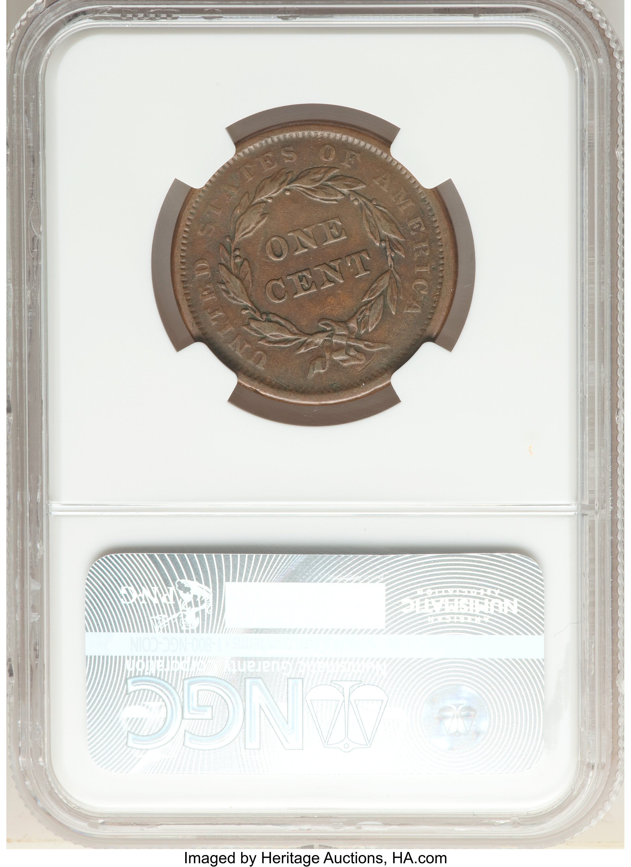 1839 1c Type of 1840, N-8 MS BN AG3 BN thumbnail 9