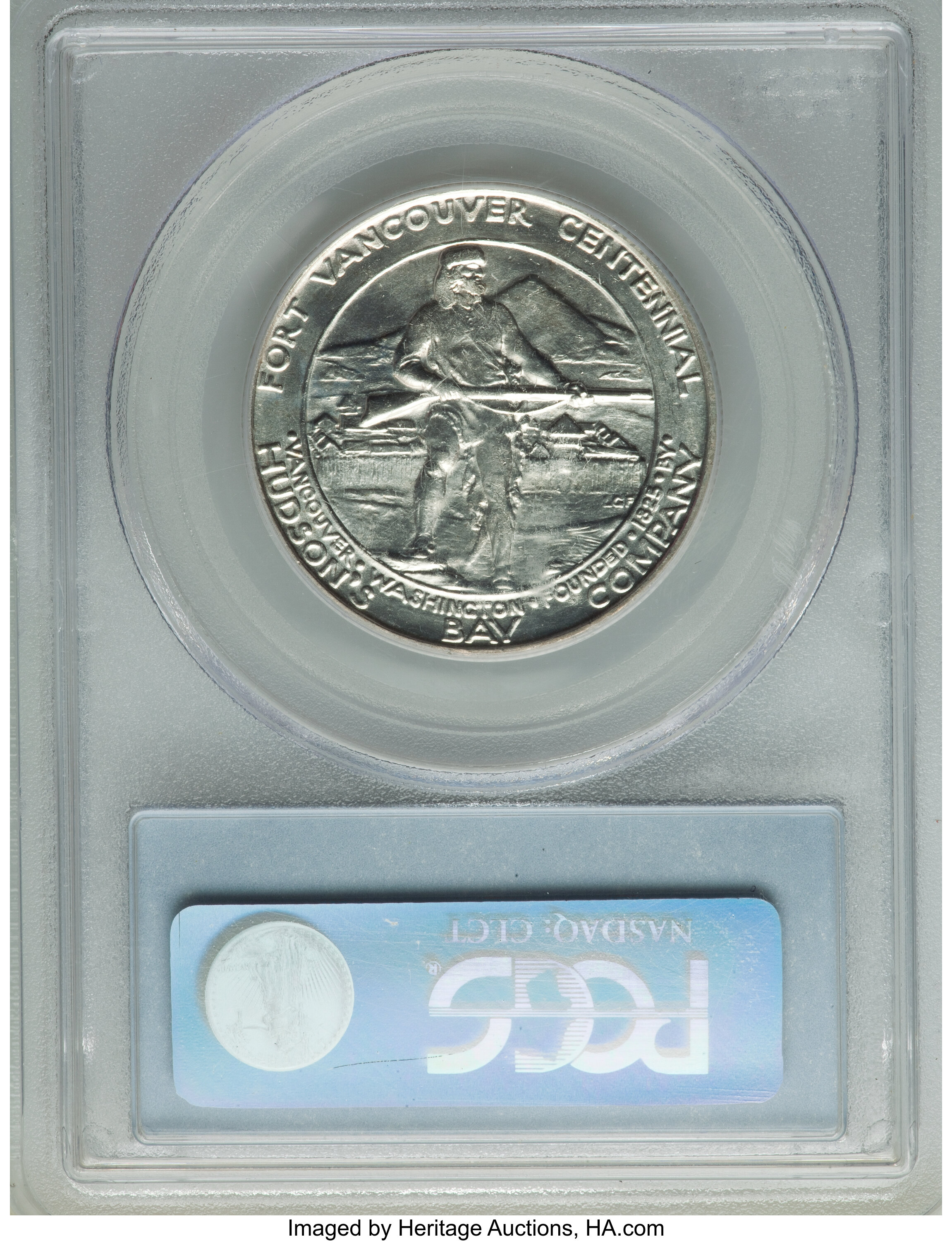 1925 50c Fort Vancouver, DDO, FS-101 AU55 thumbnail 4