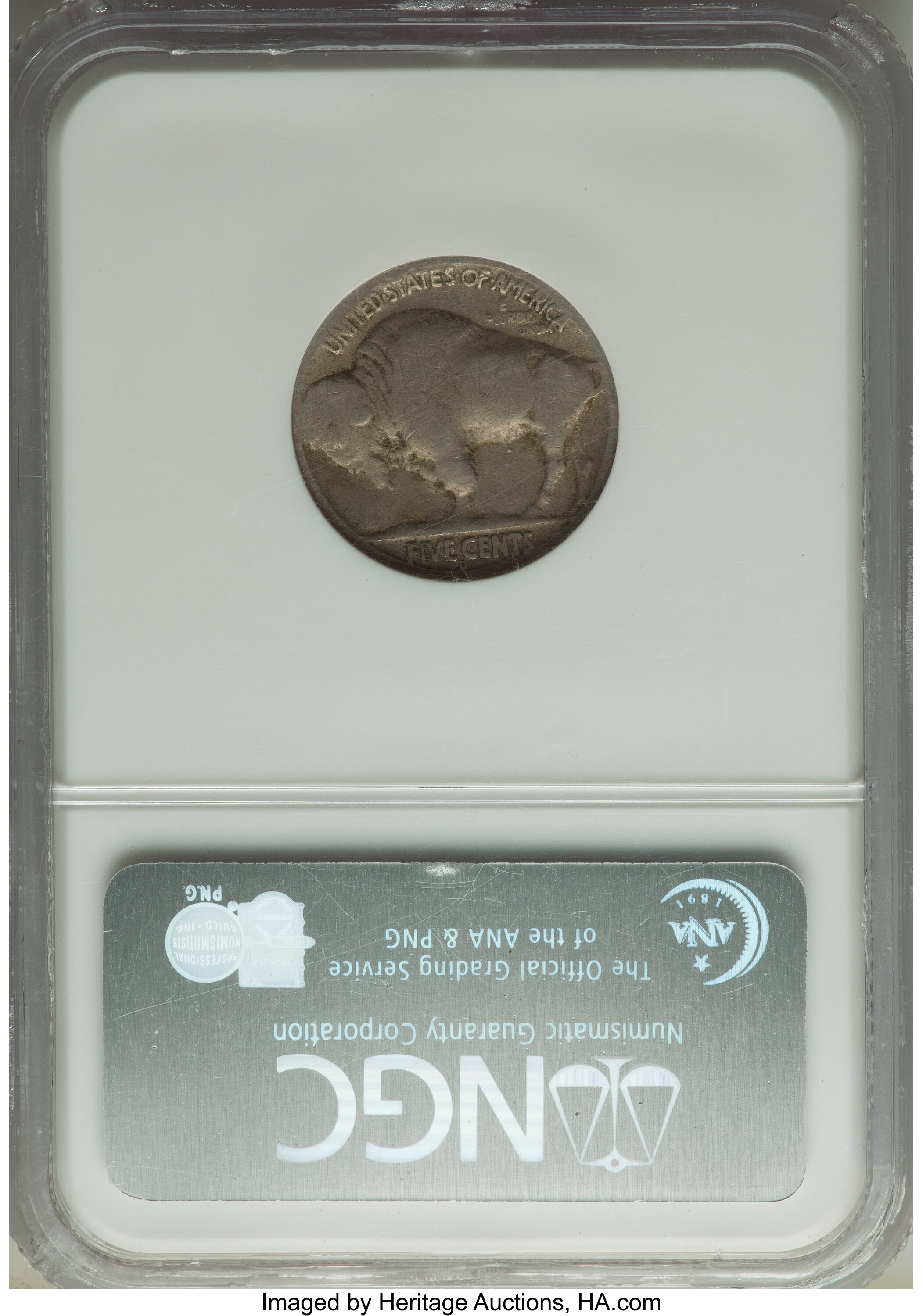 1937-D 5c 3 Legs AG3 thumbnail 2
