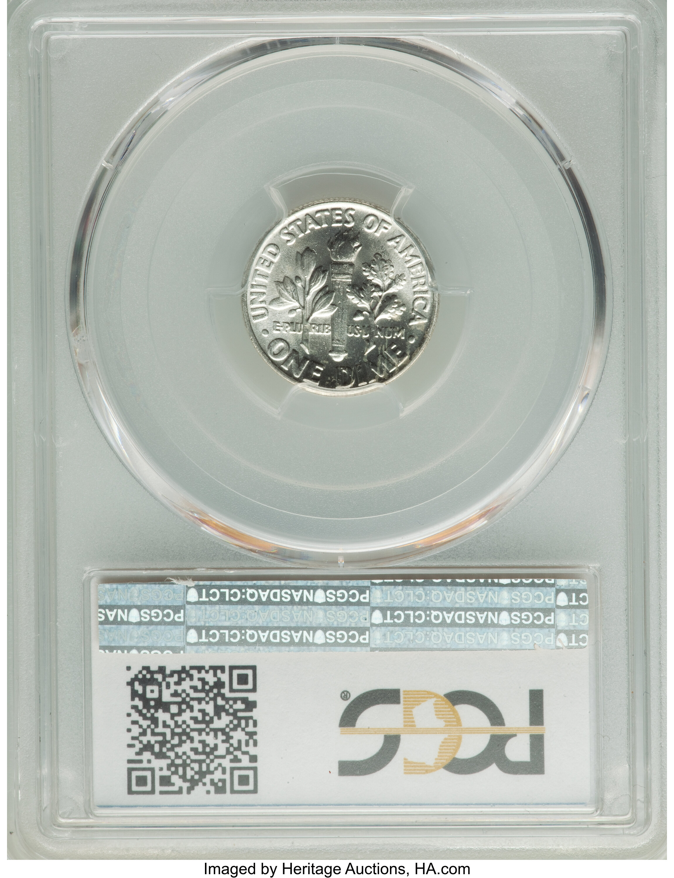 1963 10c Doubled Die Reverse, FS-805 MS64 thumbnail 2