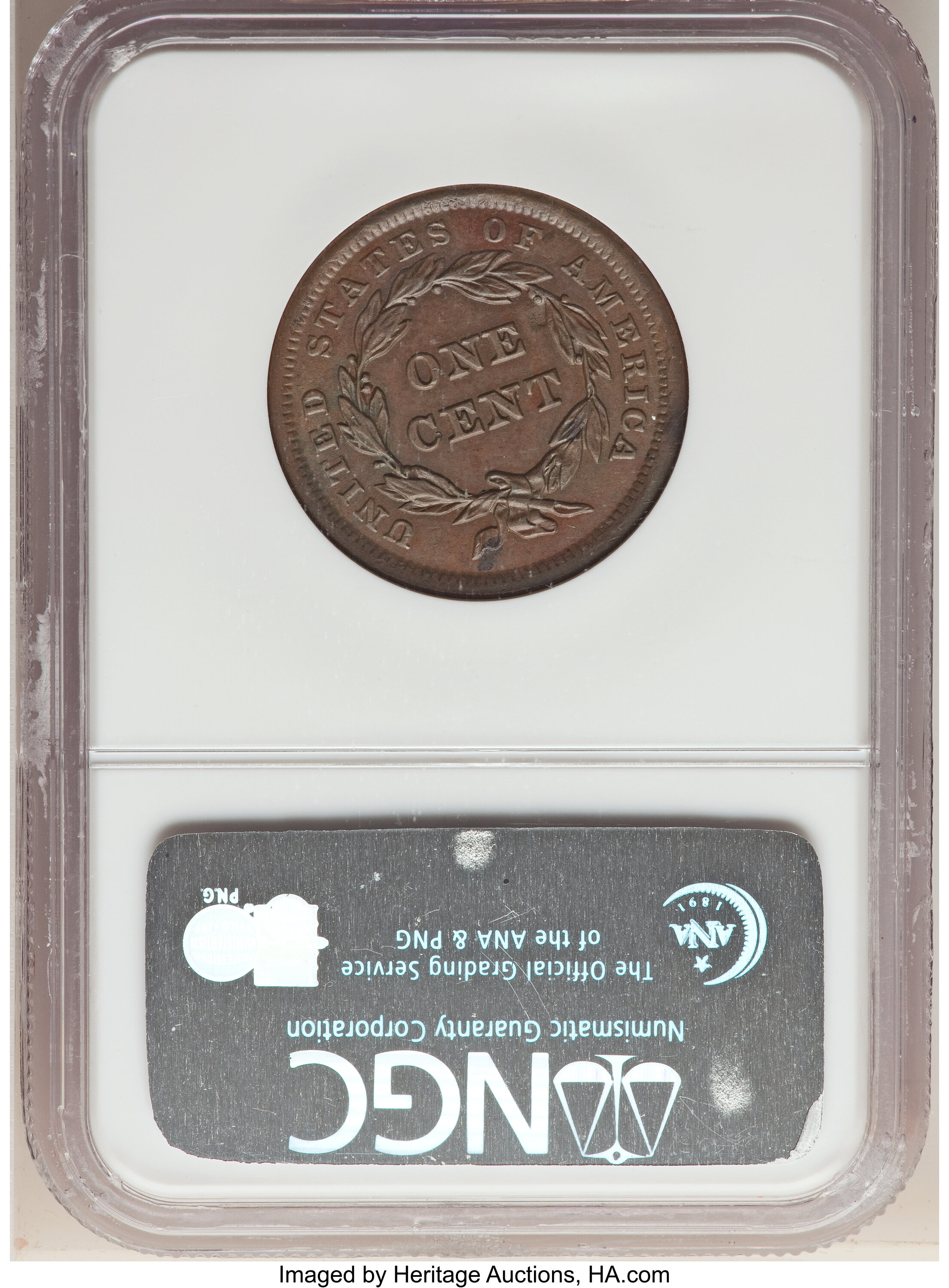 1840 1c Small Date, N-3 MS BN MS66 BN CAC thumbnail 24