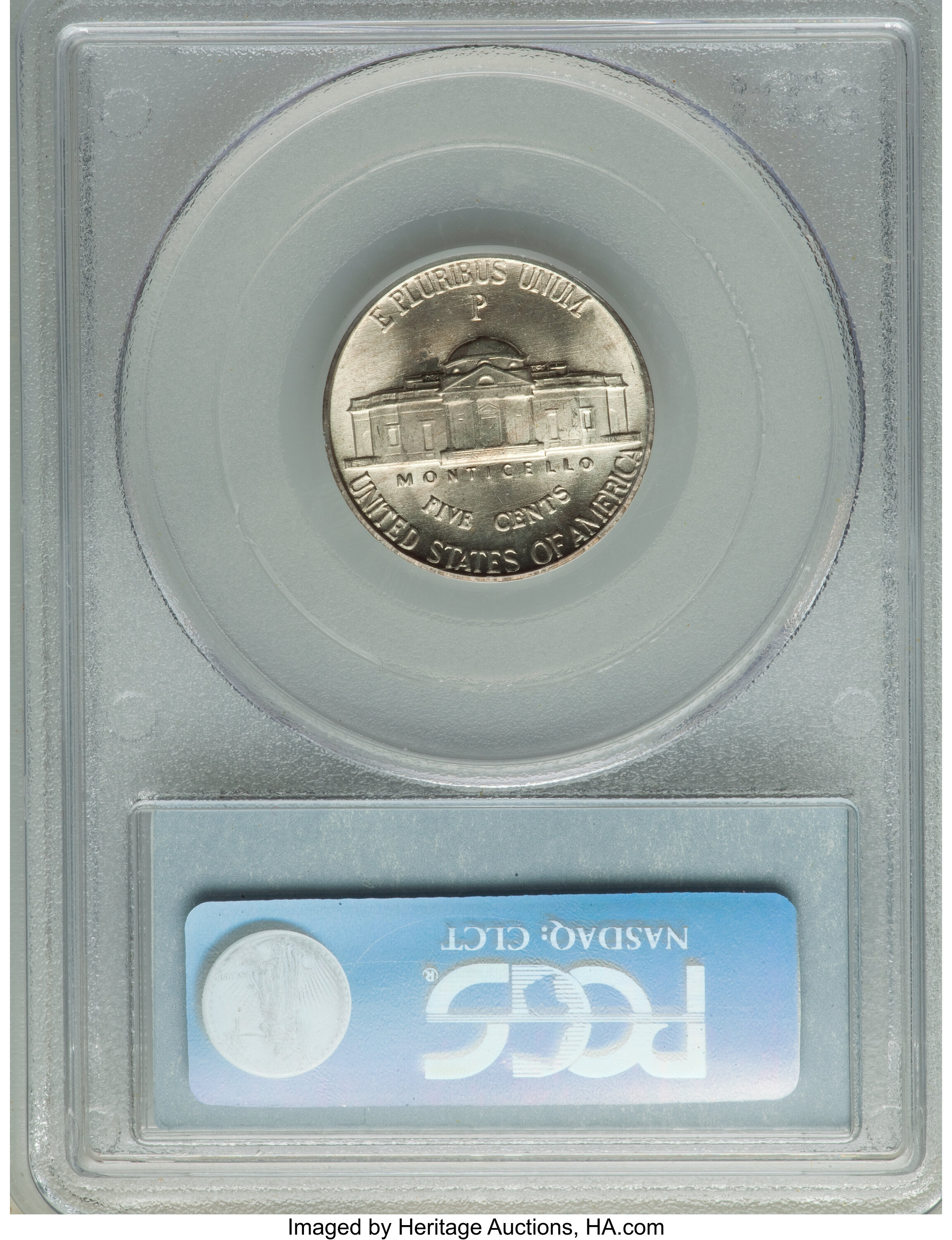 1945-P 5c Silver MS FS MS64 FS thumbnail 6