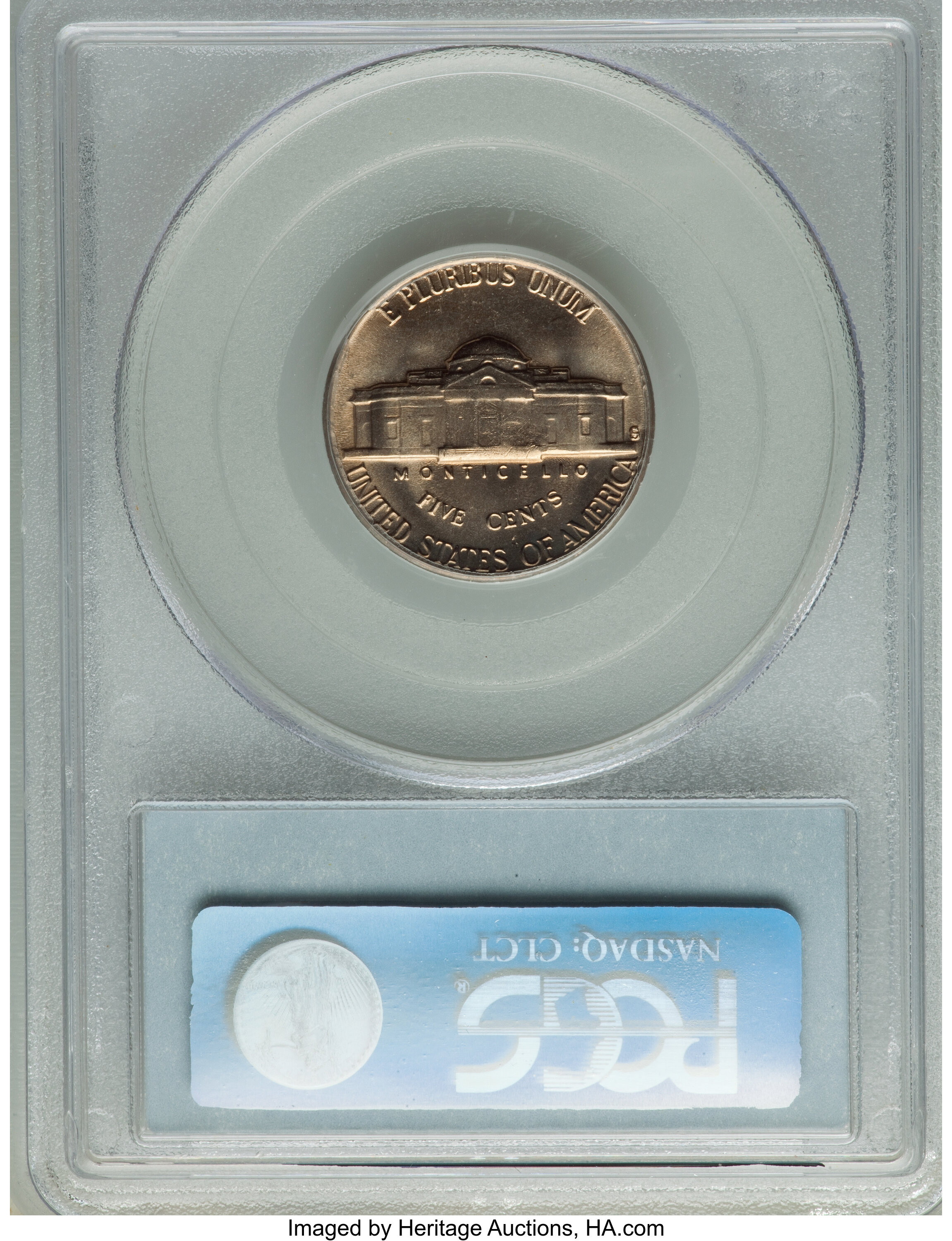 1954-S/S 5c Repunched Mintmark, FS-502 AU53 thumbnail 2