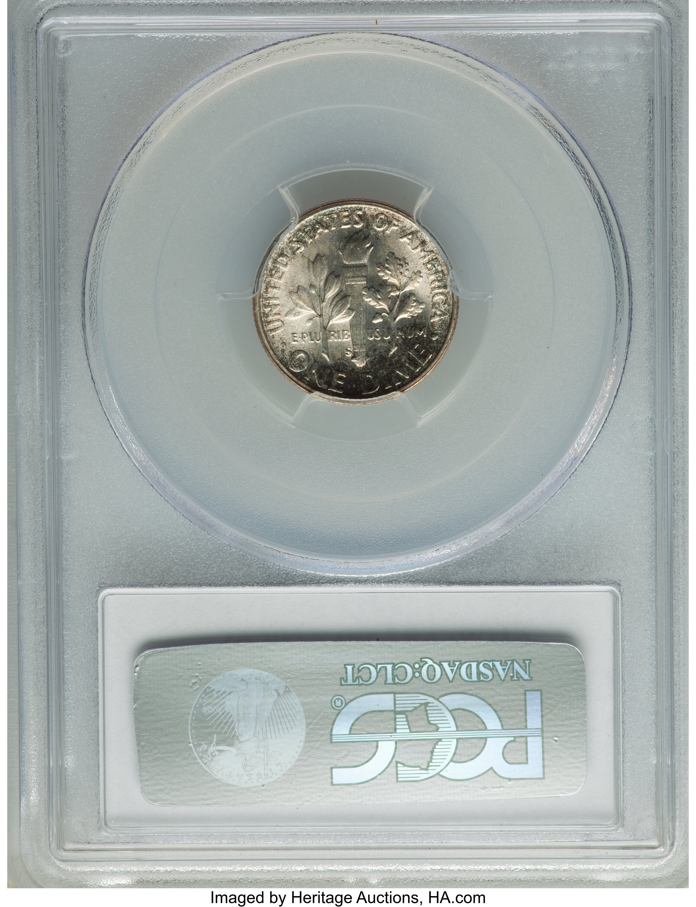 1947-S/S 10c Repunched Mintmark, FS-504 VF20 thumbnail 4