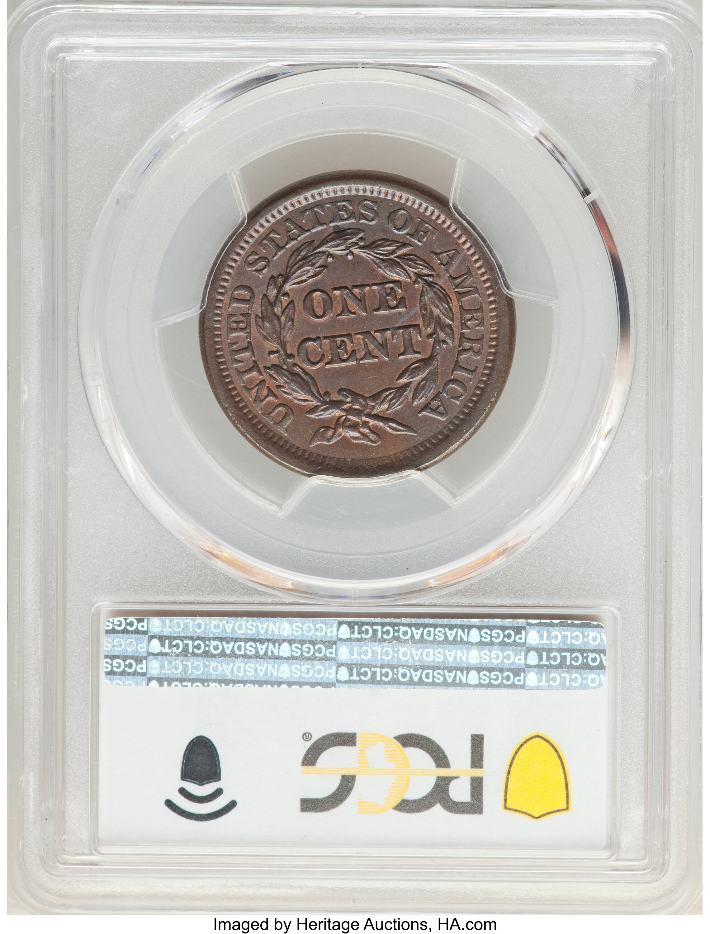 1856 1c Slanted 5, N-4 MS BN thumbnail 6