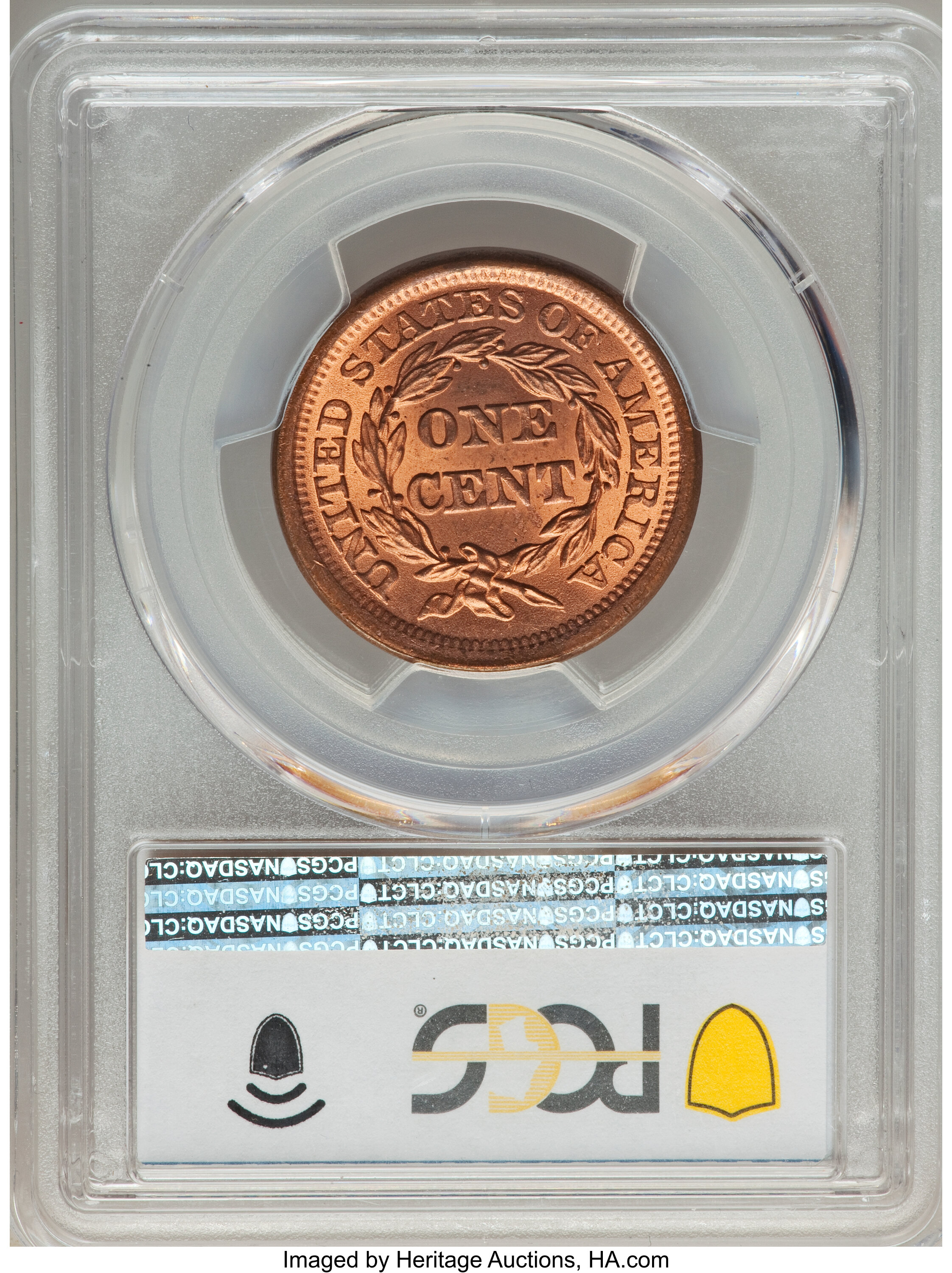 1853 1c MS RD MS66 RD thumbnail 5