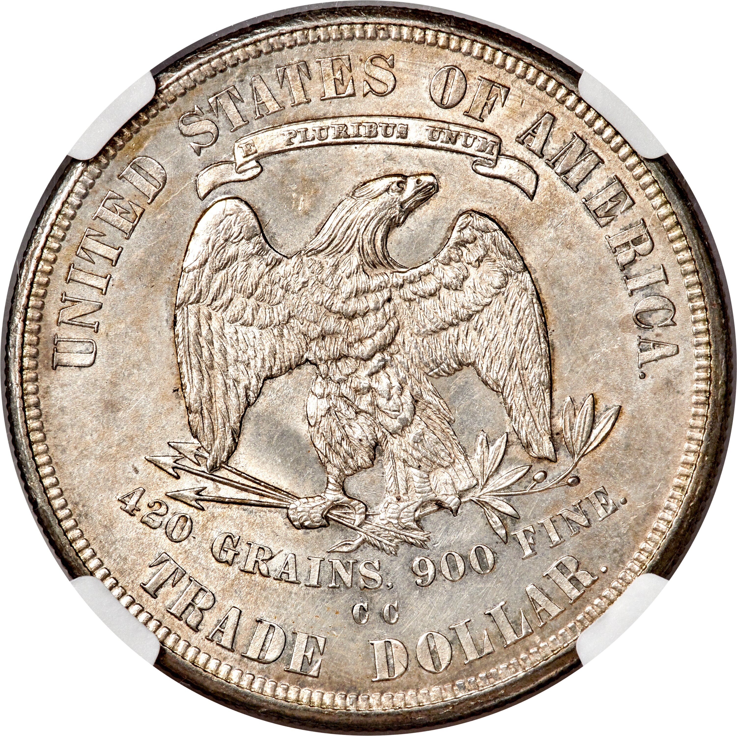 1876-CC Trade$ Obverse I, Reverse II AU58 CAC thumbnail 15