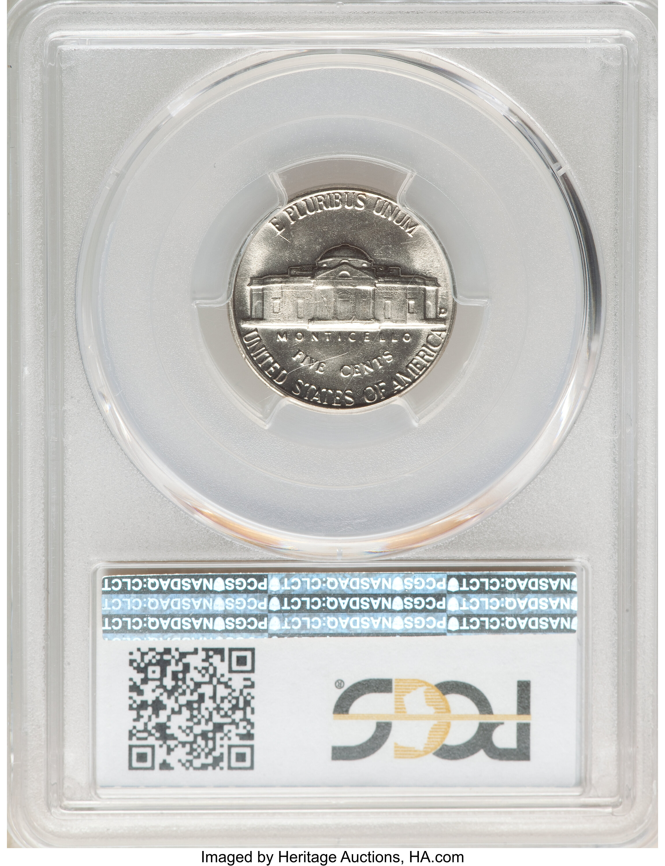 1964-D/D 5c Repunched Mintmark, FS-501 XF40 thumbnail 2