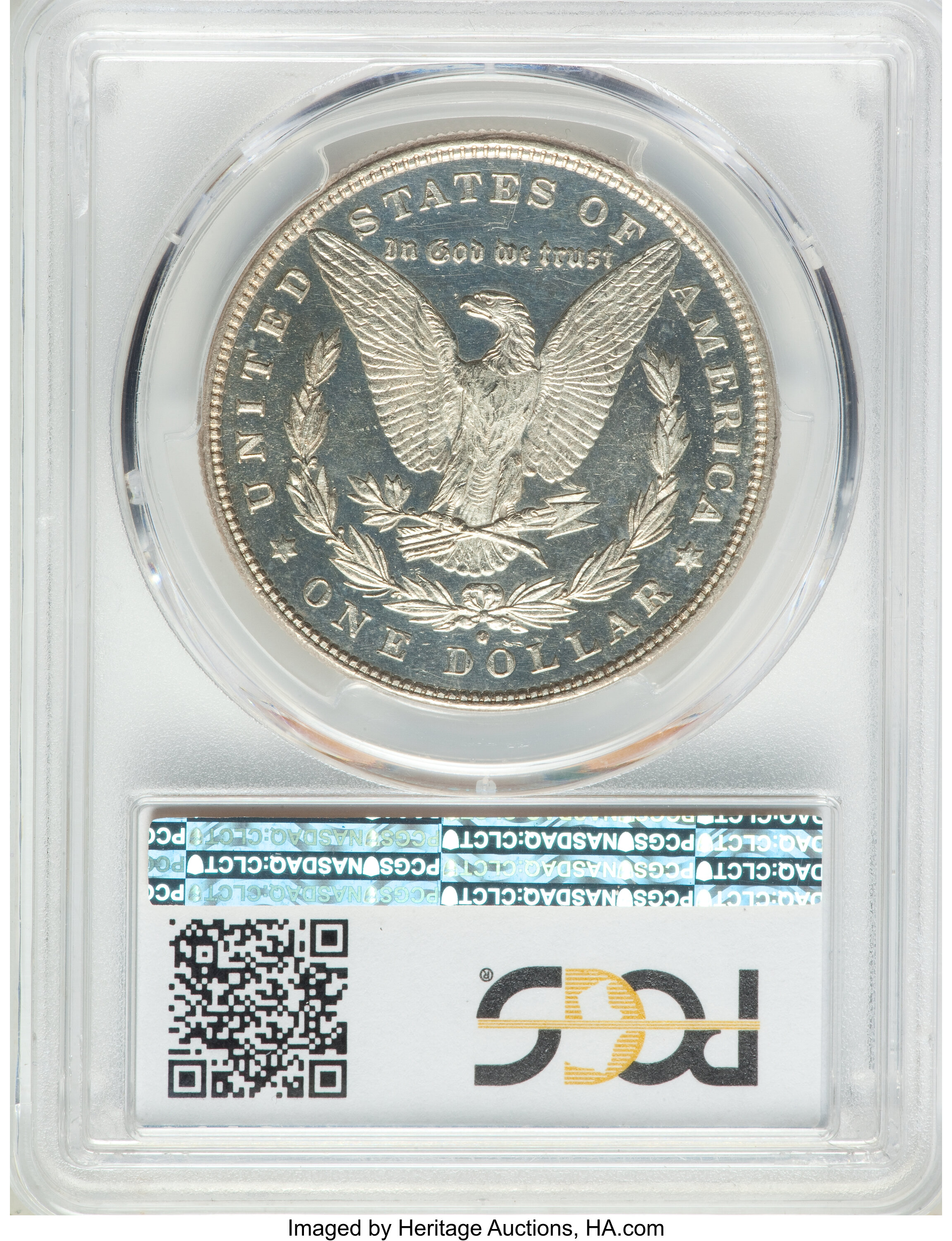 1880/79-O $1  Crossbar, VAM-4 MS DMPL MS62 DMPL thumbnail 9