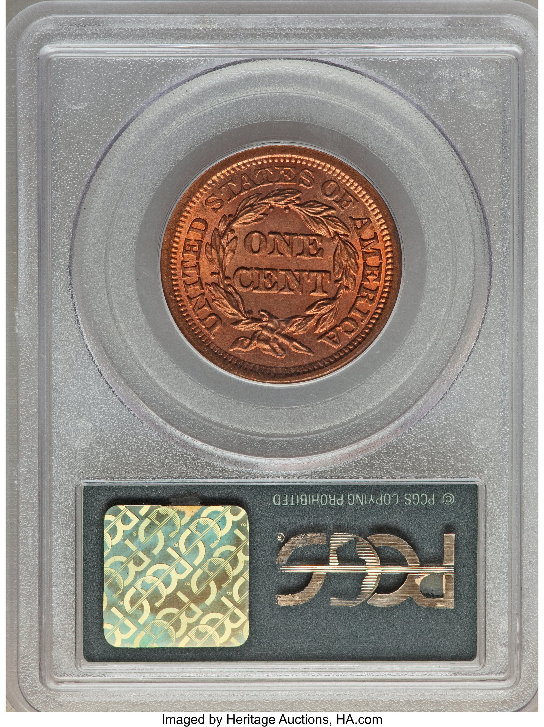 1855 1c Upright 55, N-4 MS RD thumbnail 6