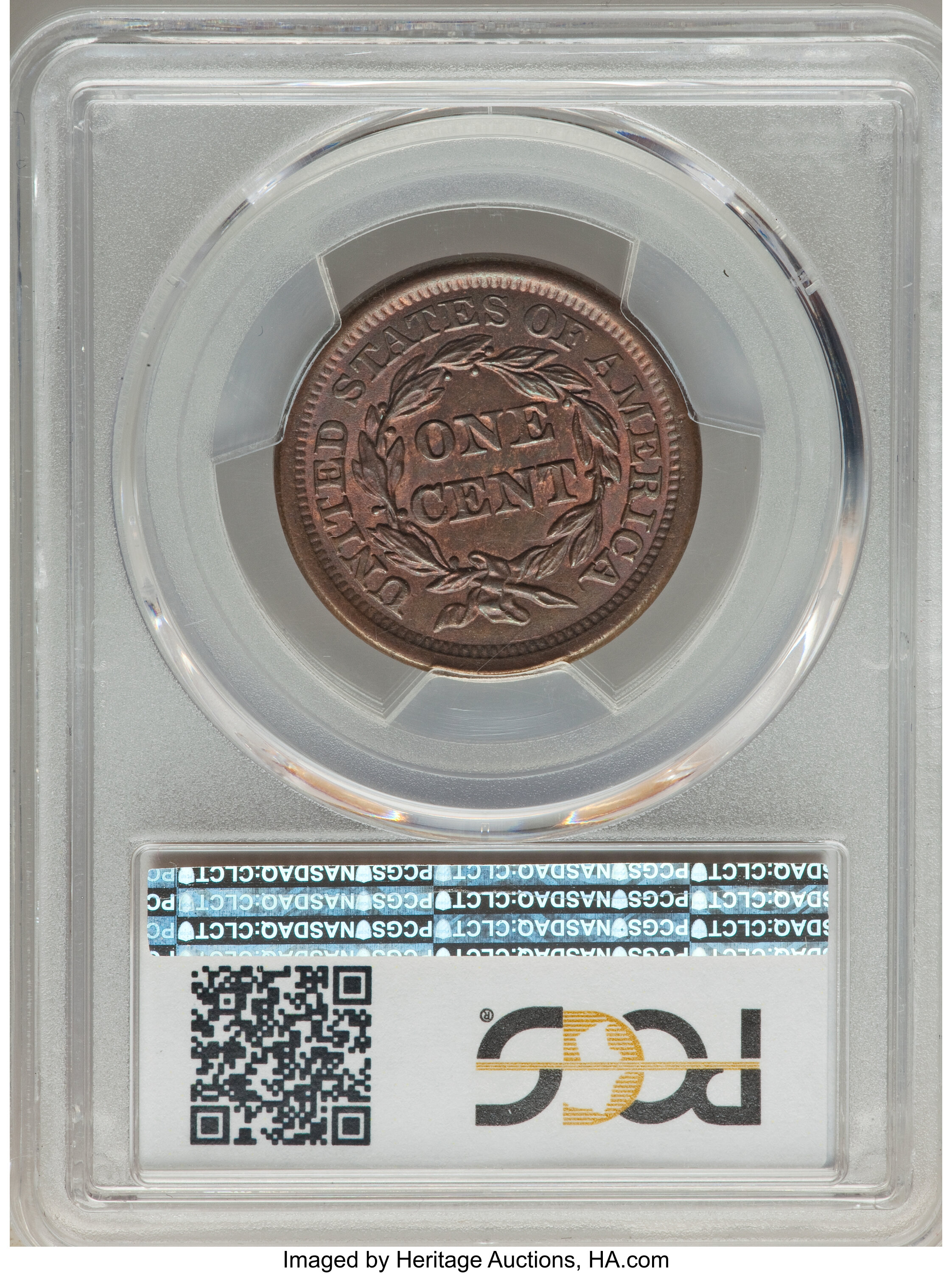 1855 1c Knob on Ear, N-9 MS RB thumbnail 15