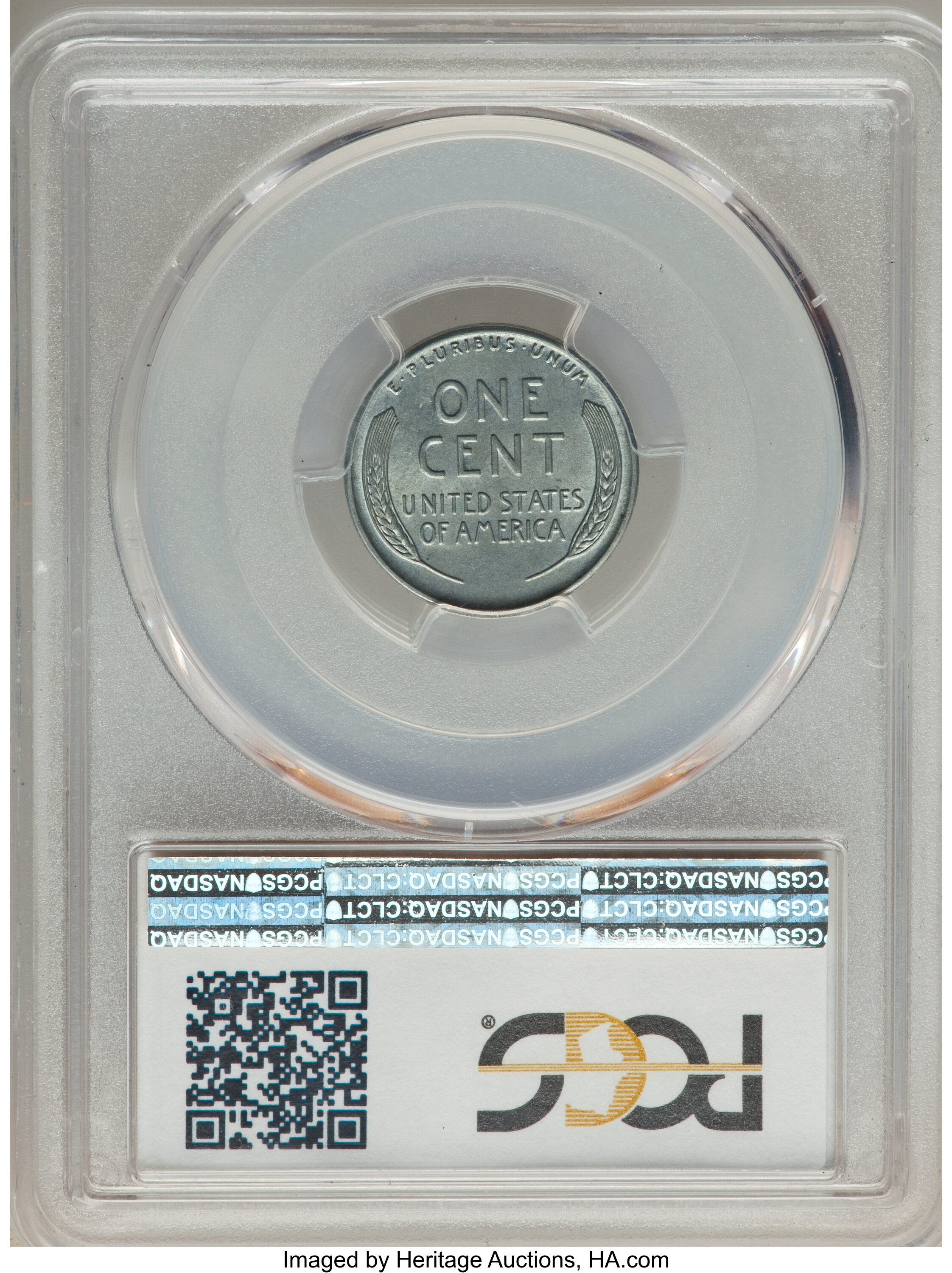 1943 1c Steel, Doubled Die Obverse, FS-101 MS60 thumbnail 4