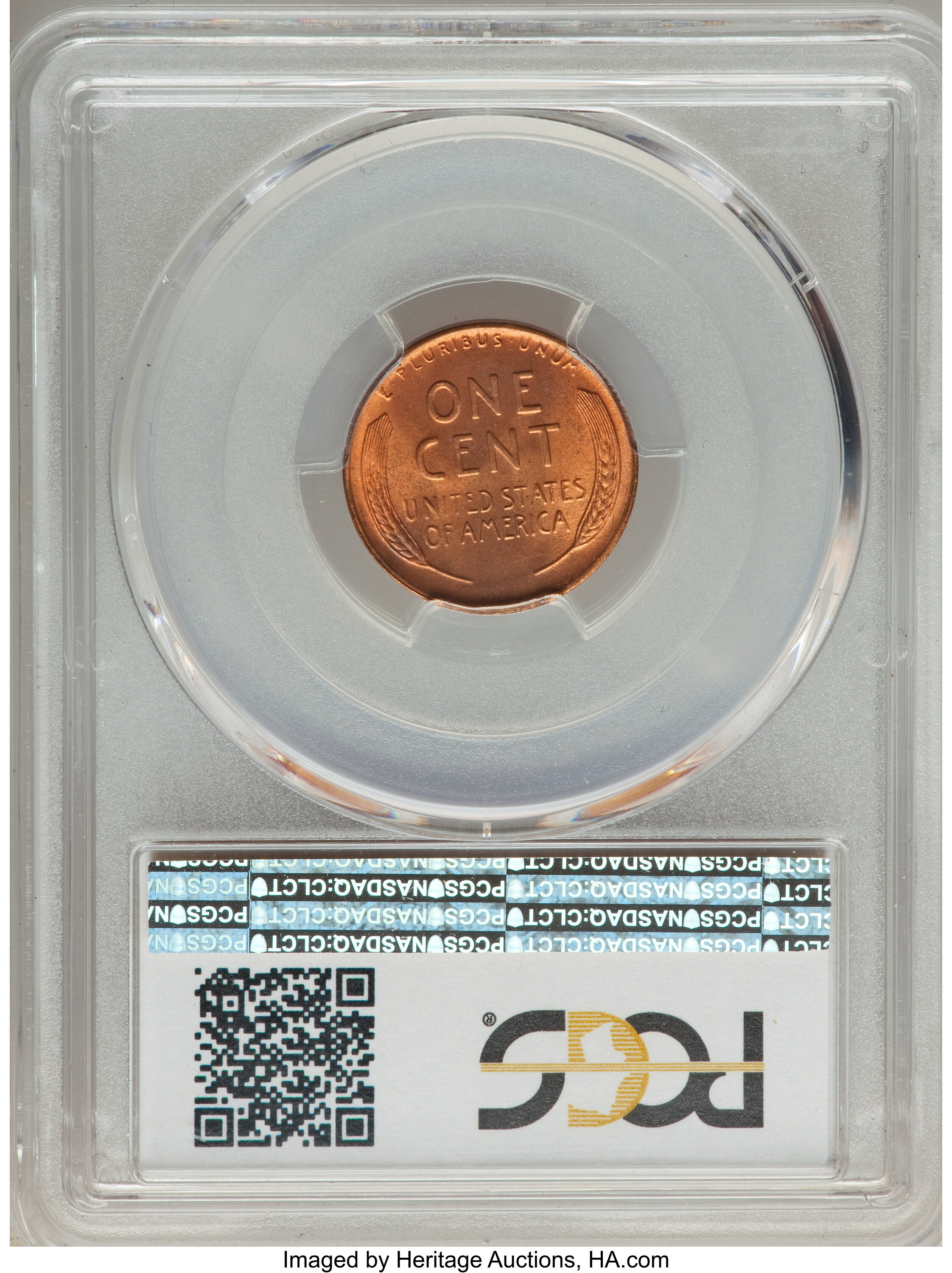 1946-S 1c Inverted Mintmark, FS-501 MS RD MS66 RD thumbnail 3