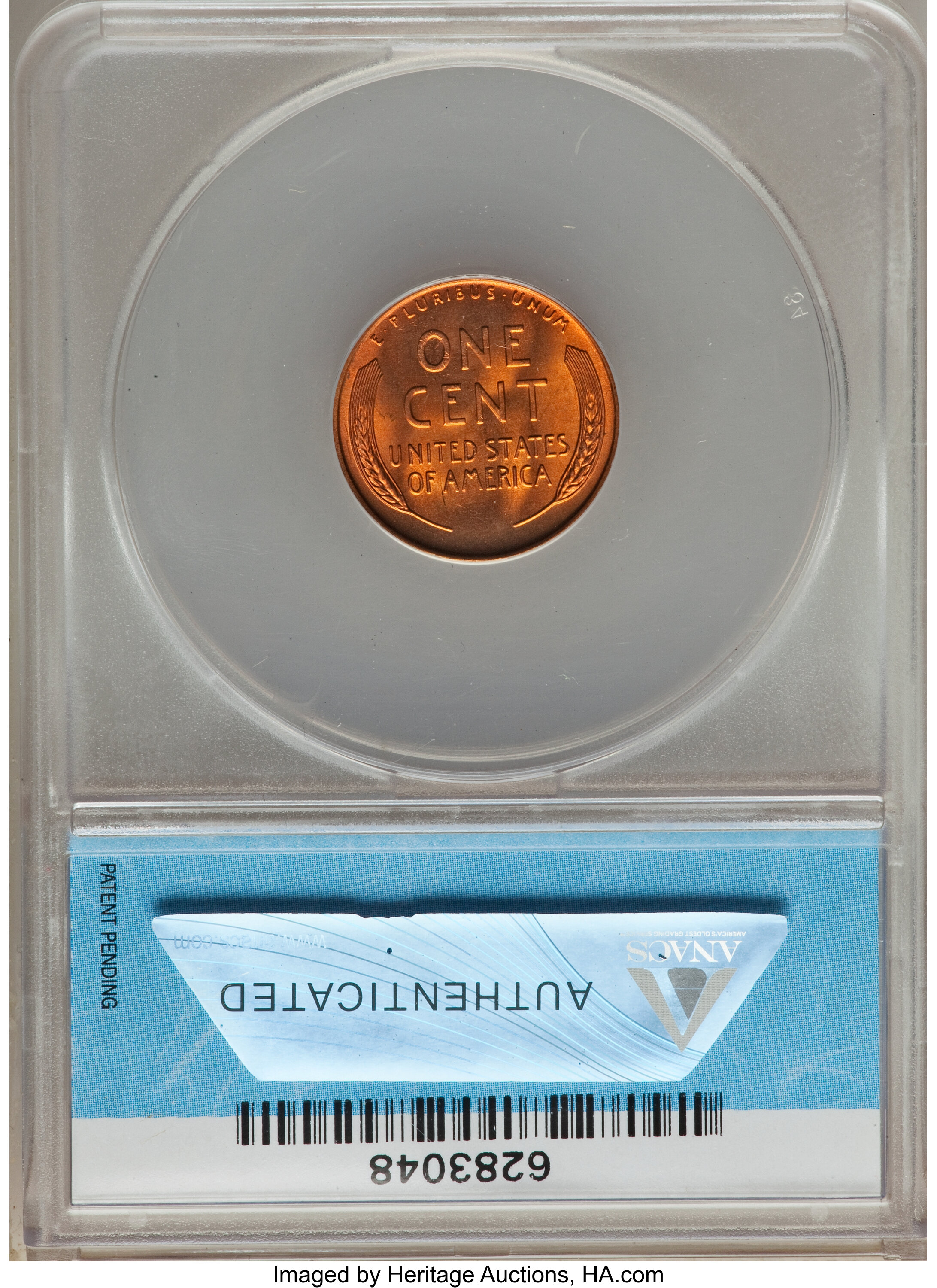 1949-S 1c Doubled Die Obverse, FS-101 MS RD MS64 RD thumbnail 7