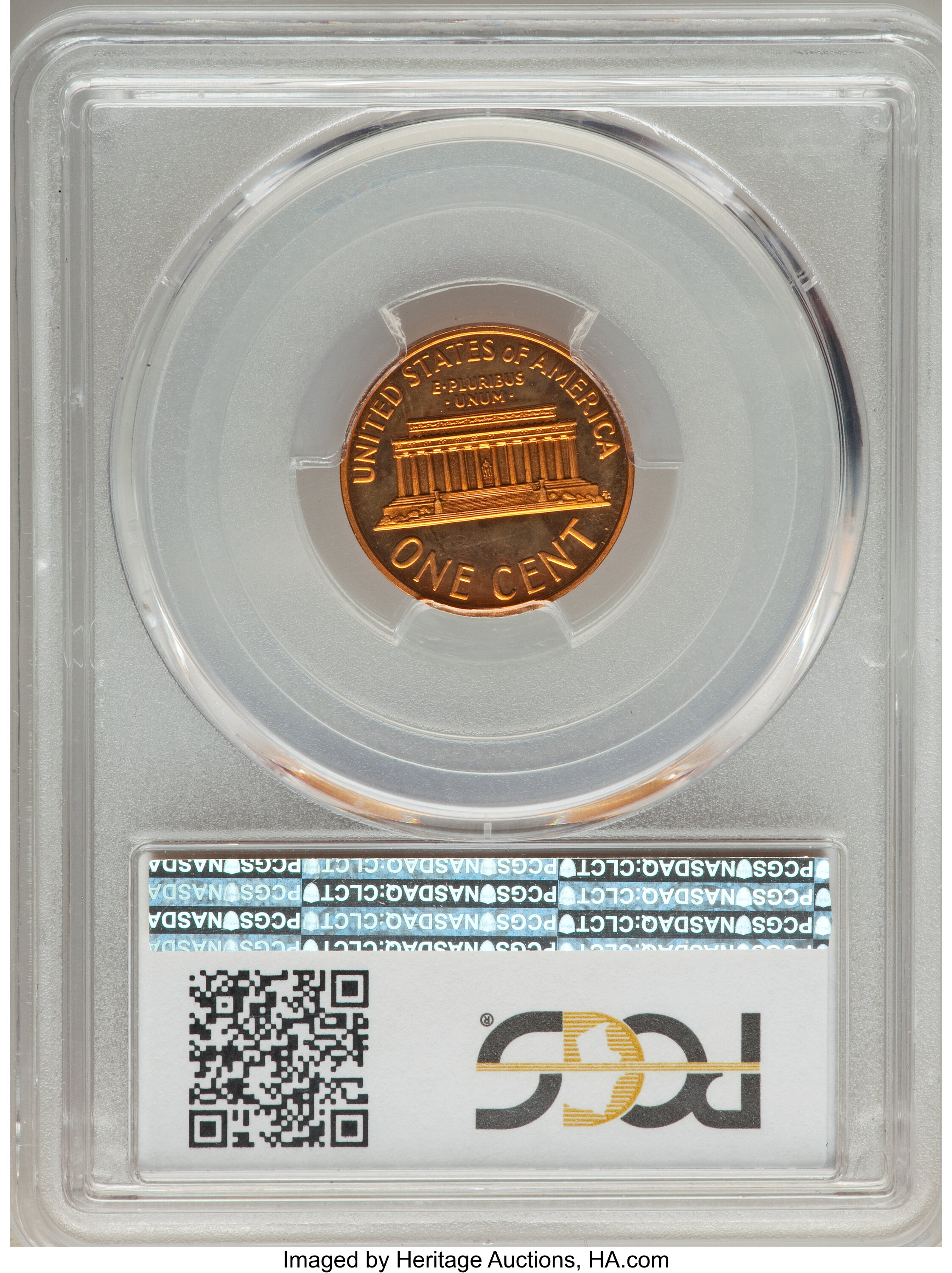 1963 1c Doubled Die Reverse, FS-801 PR RD thumbnail 13