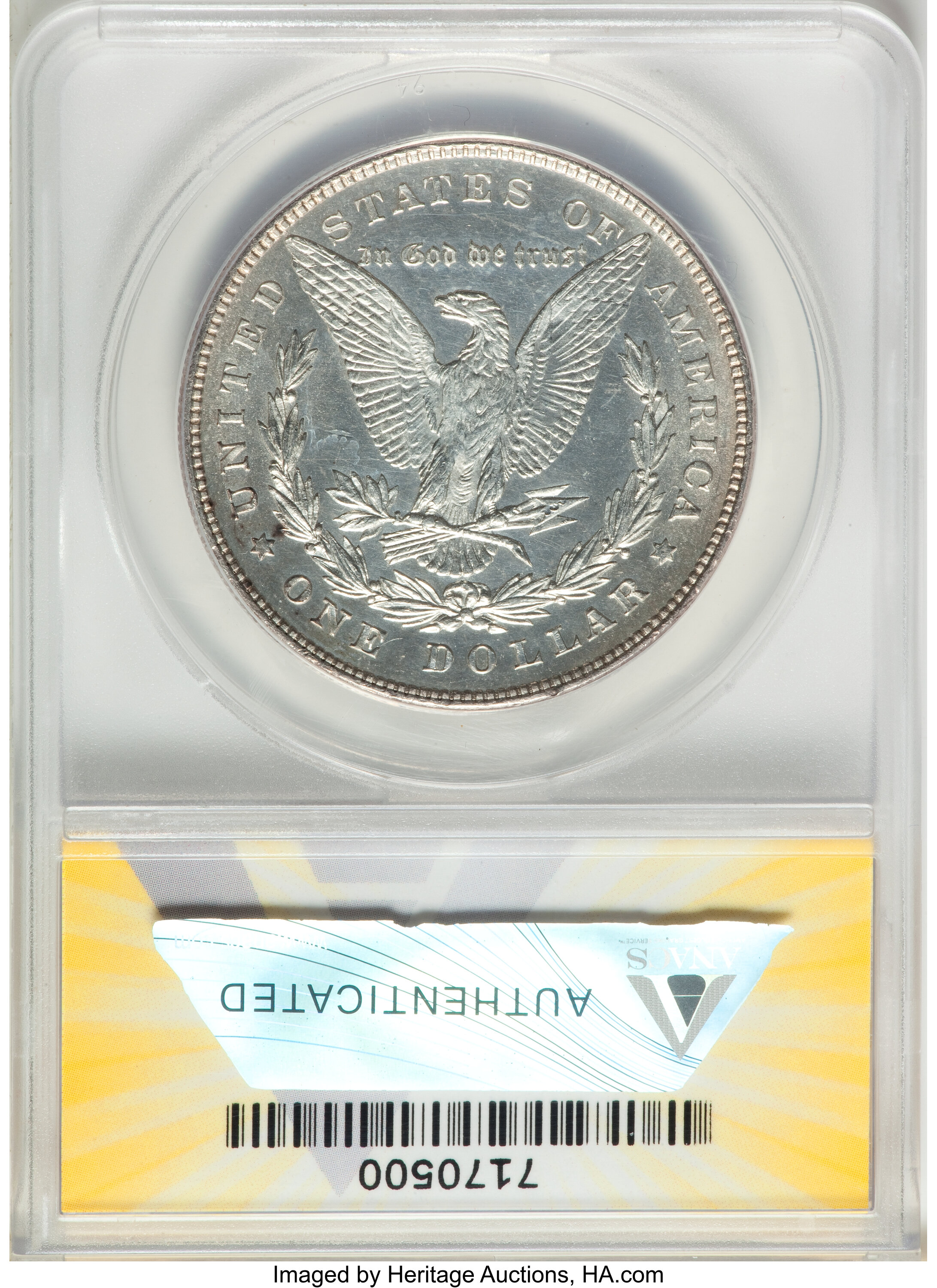 1878 8TF Spear Point One Dollar VAM 1 MS Values | Greysheet