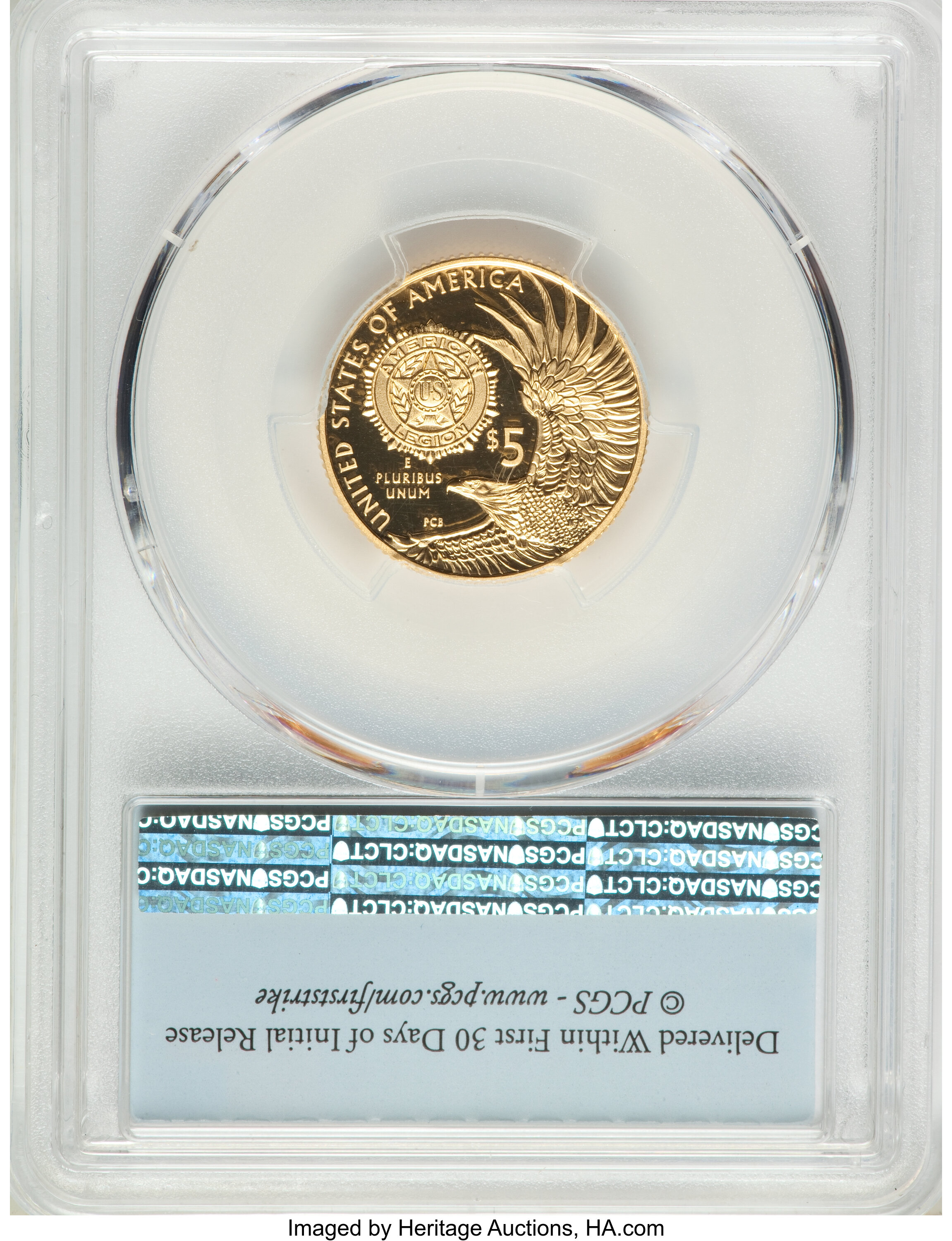 2019-W G$5  American Legion 100th Anniversary MS thumbnail 7