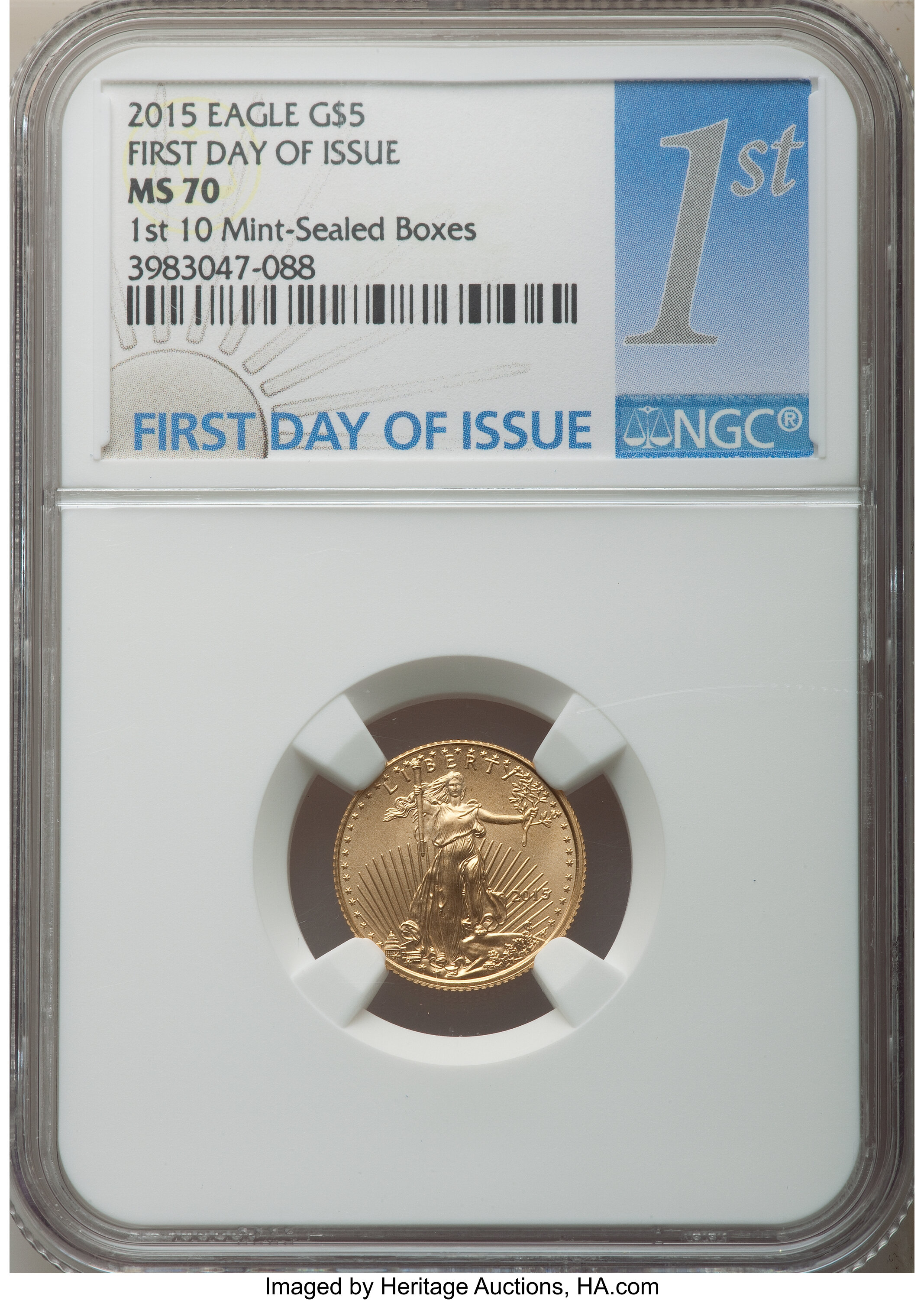 2015 $10  Gold Eagle MS thumbnail 19