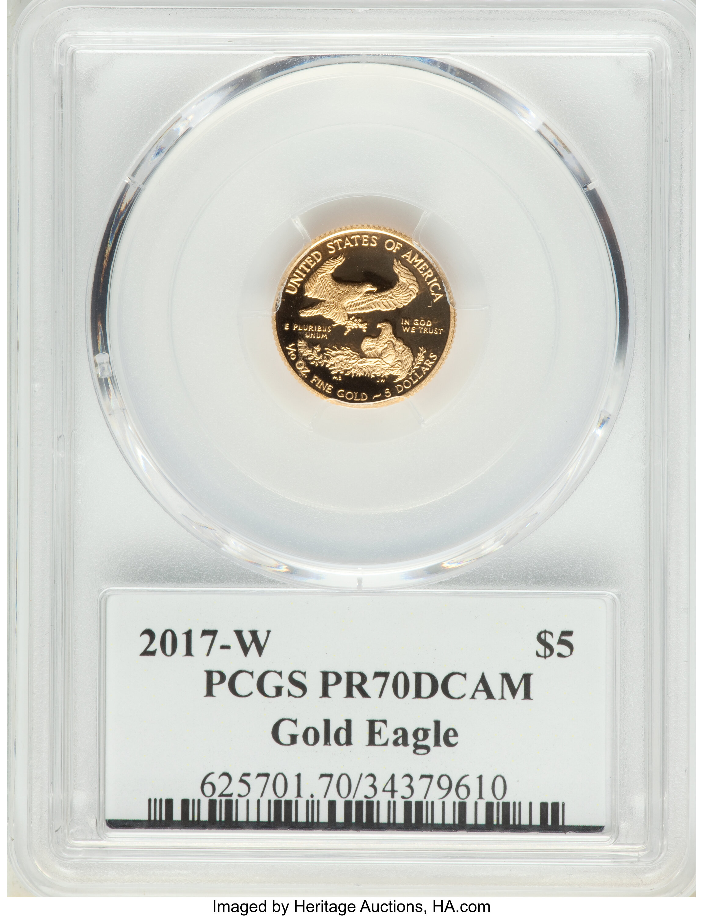 2017-W $5  Gold Eagle PR DCAM thumbnail 10
