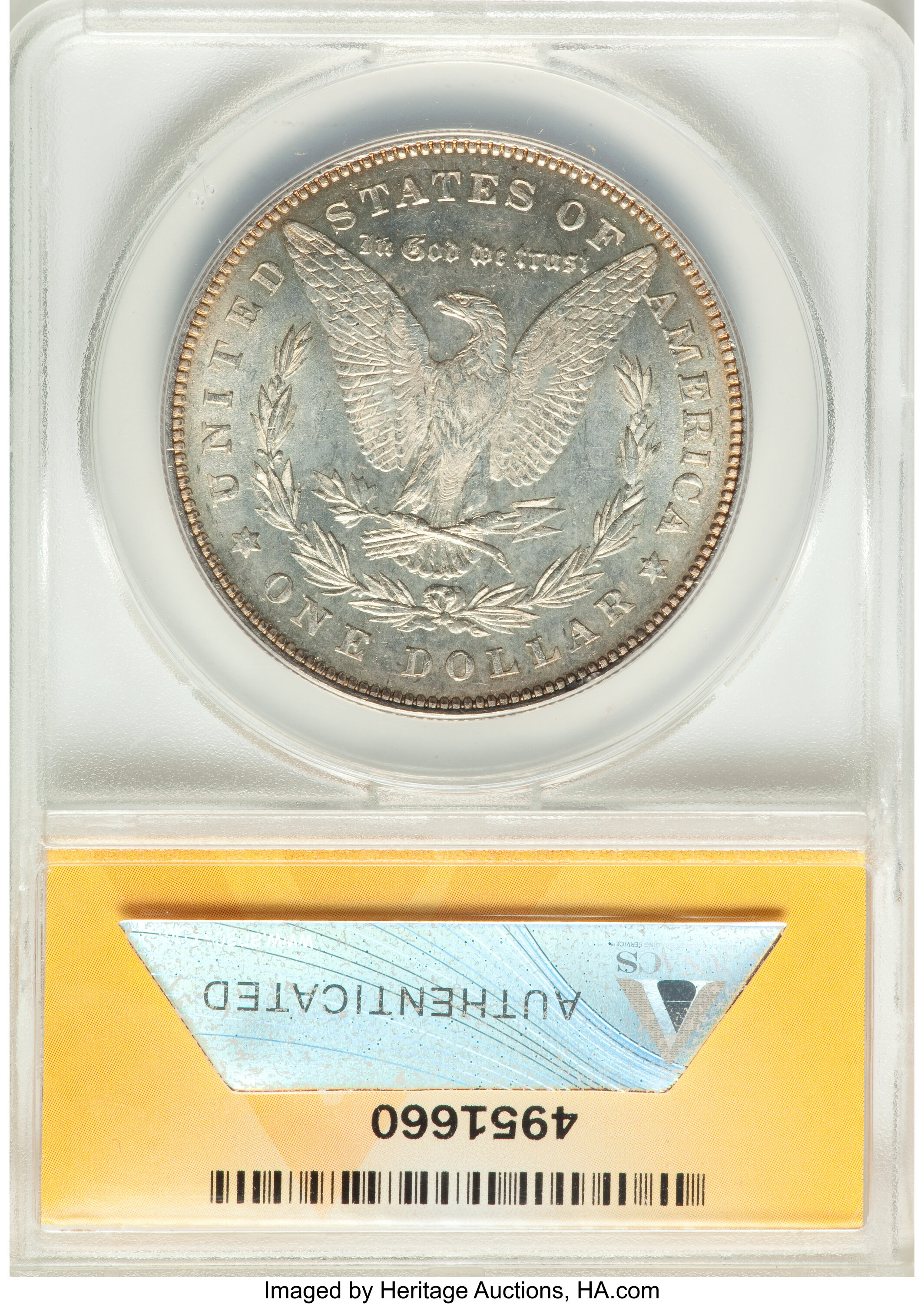 1878 7/8TF $1  Strong, 7/5, VAM-38 MS PL MS60 PL thumbnail 4