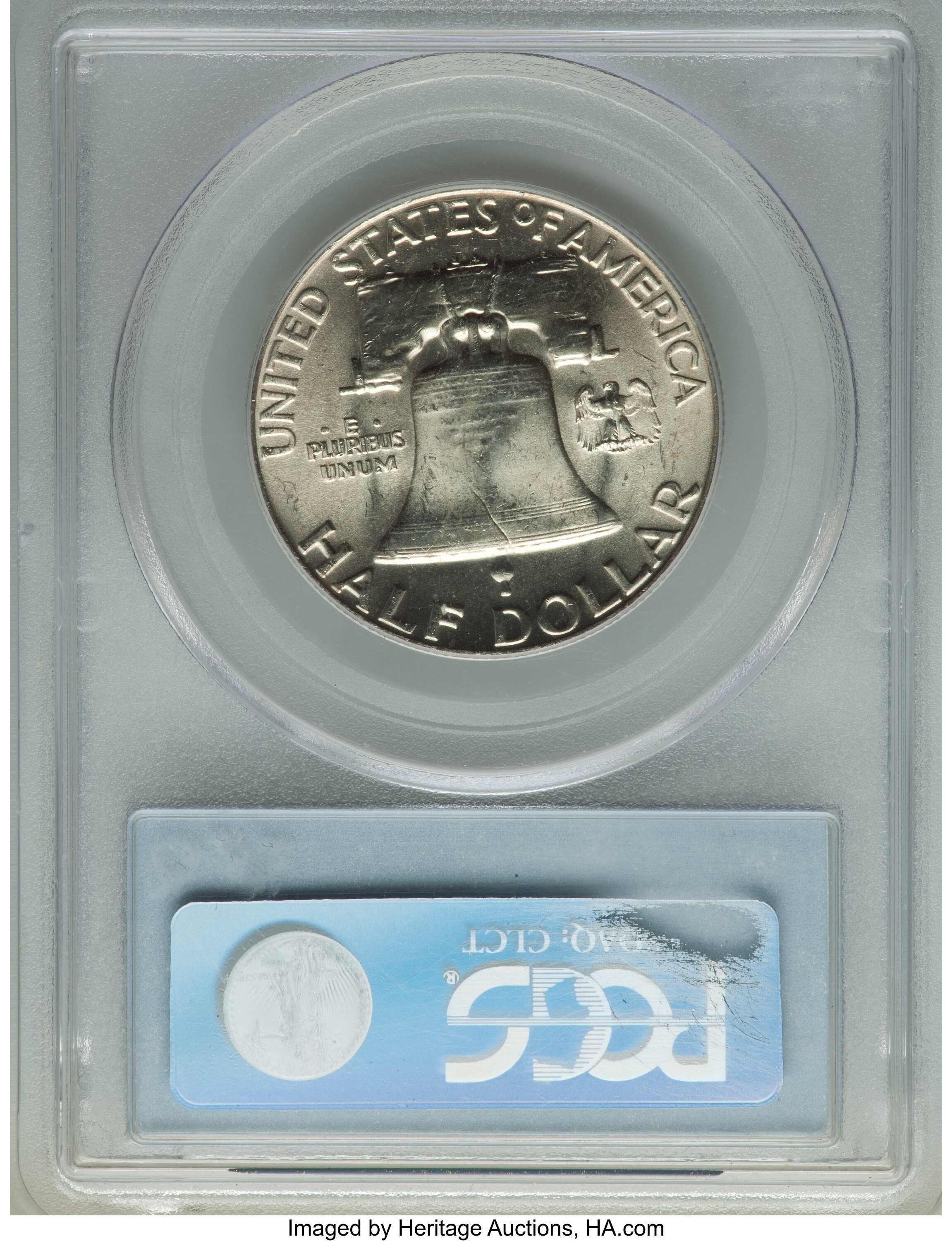 1959 50c Doubled Die Reverse, FS-801 MS thumbnail 9