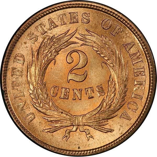 1865 2c Plain 5 MS RD MS61 RD CAC thumbnail 25