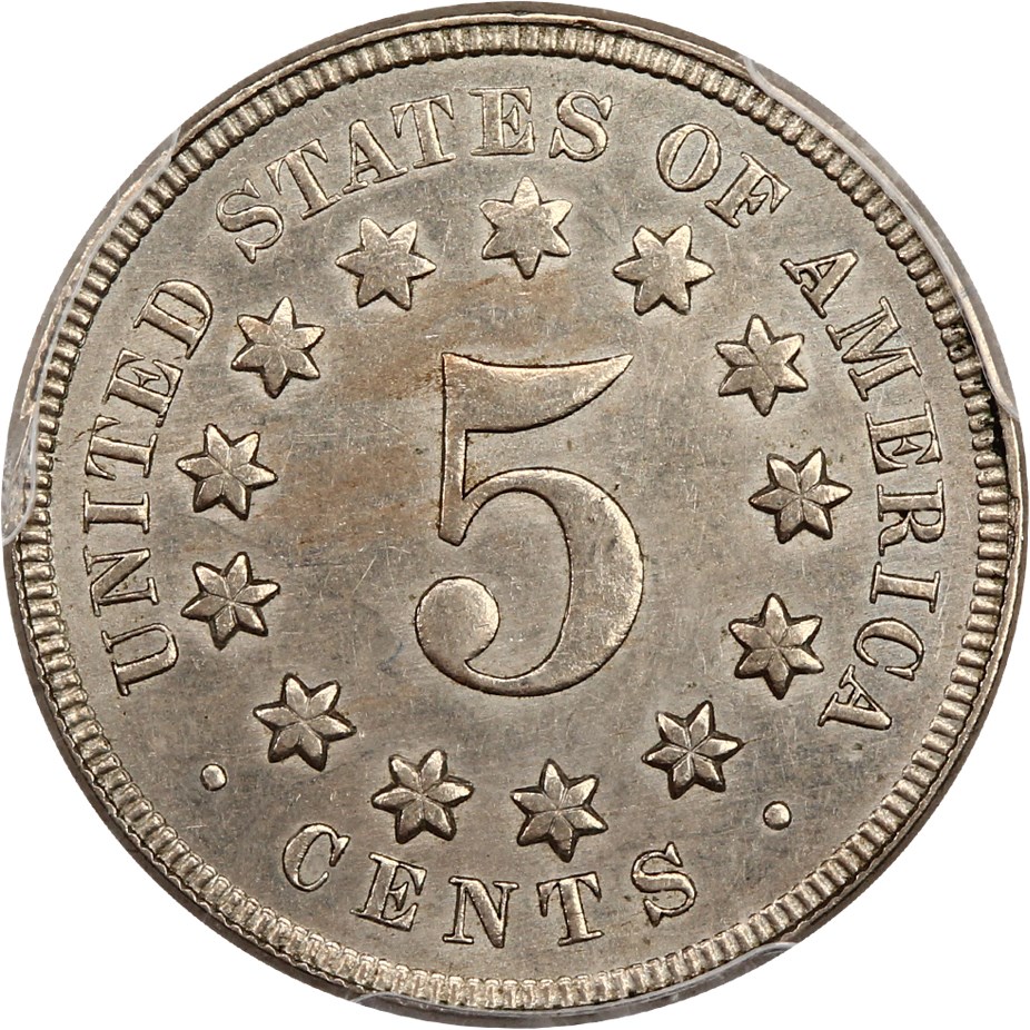 1868 5c Doubled Die Obverse, FS-104 MS thumbnail 8