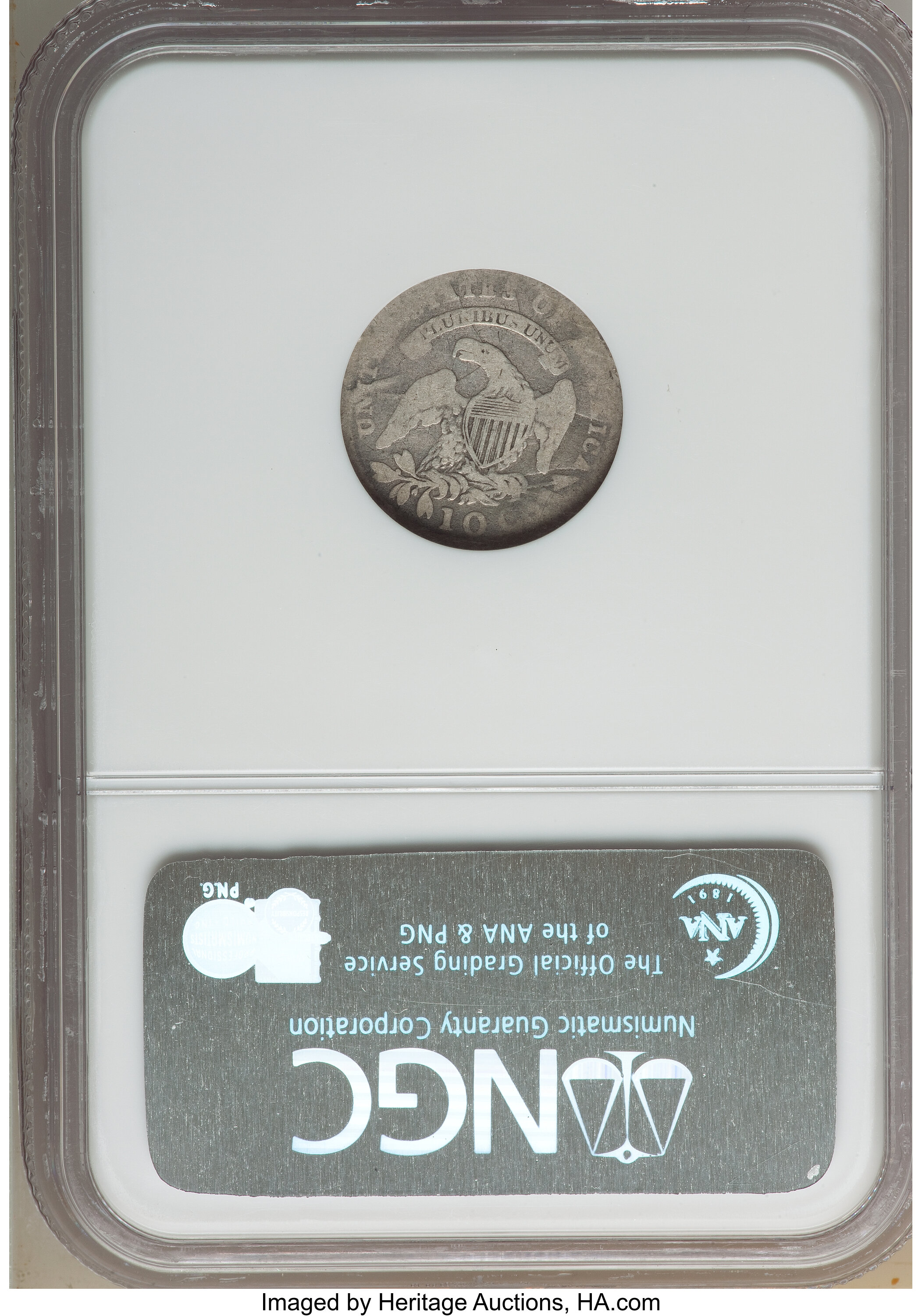 1811/09 10c Overdate, JR-1 G6 CAC thumbnail 5