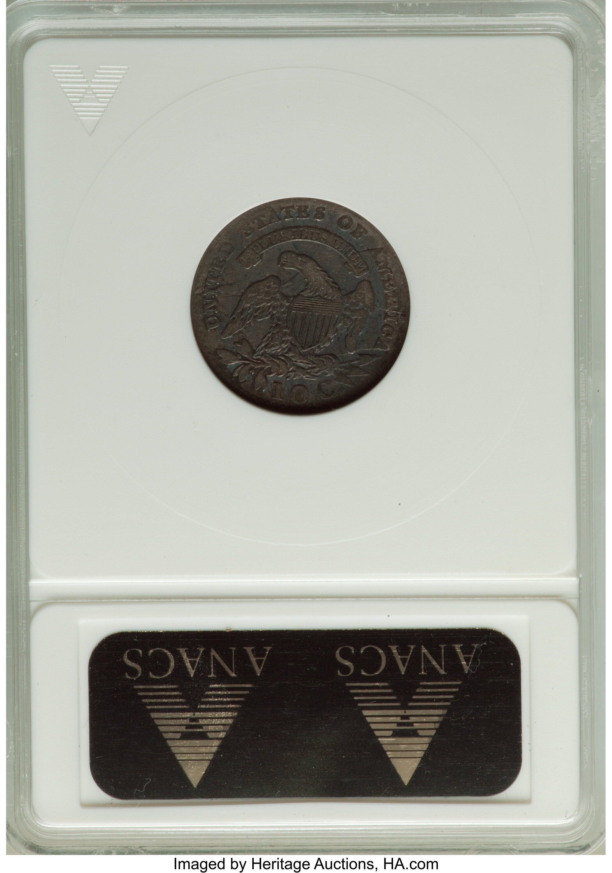 1811/09 10c Overdate, JR-1 AU58 CAC thumbnail 23